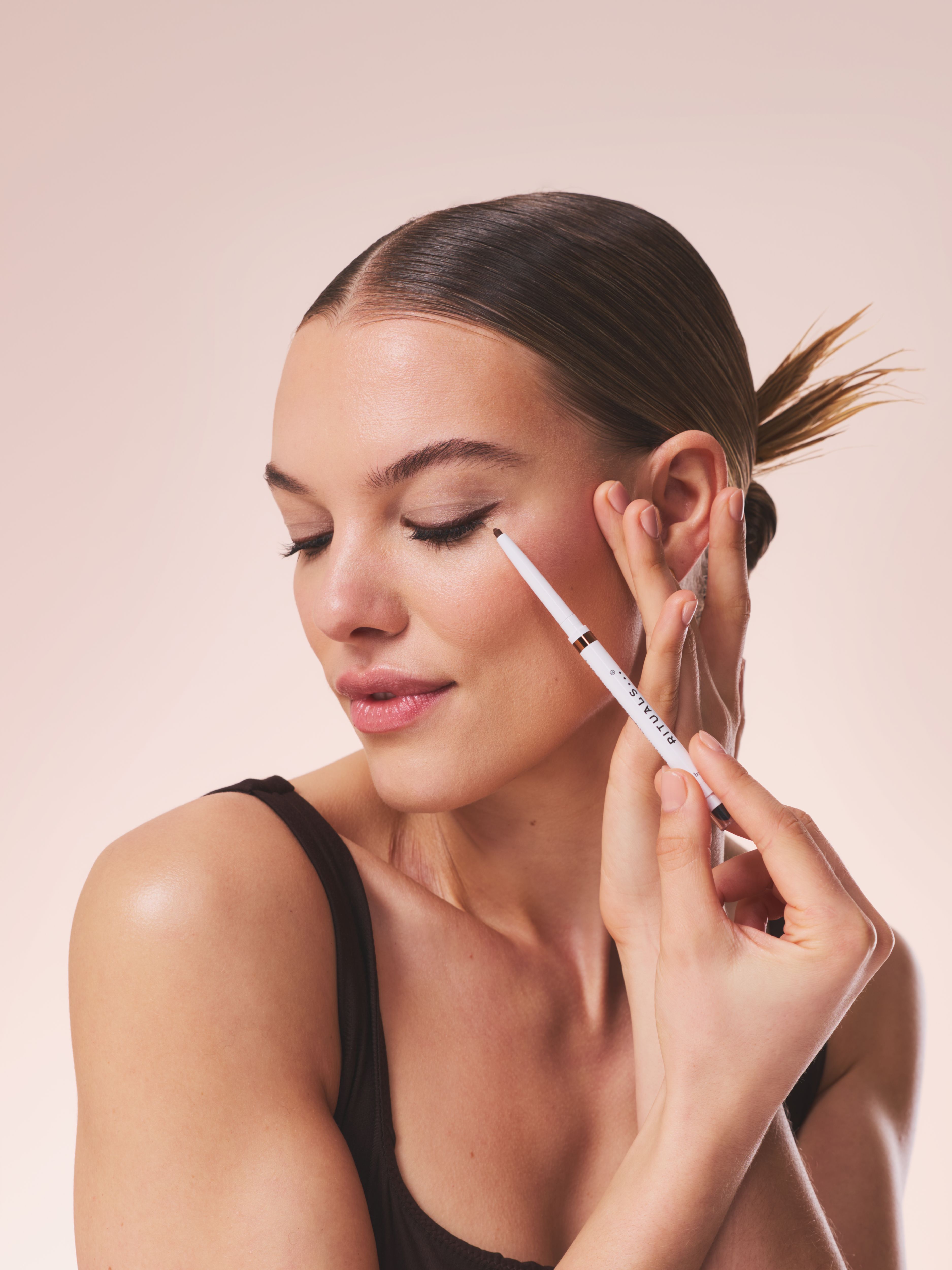Eye Pencil - Brown Lifestyle with Model and Packshot