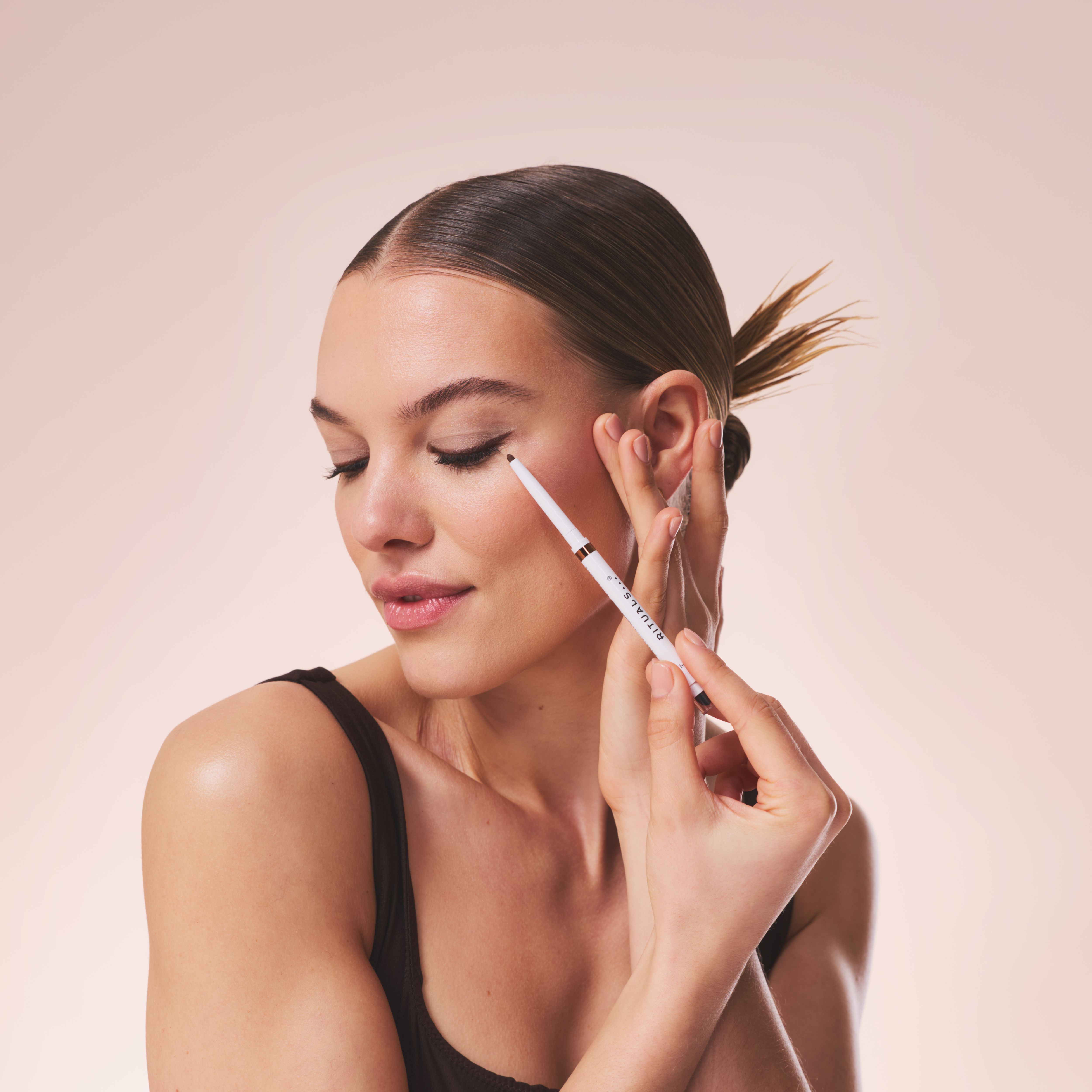 Eye Pencil - Brown Lifestyle with Model and Packshot