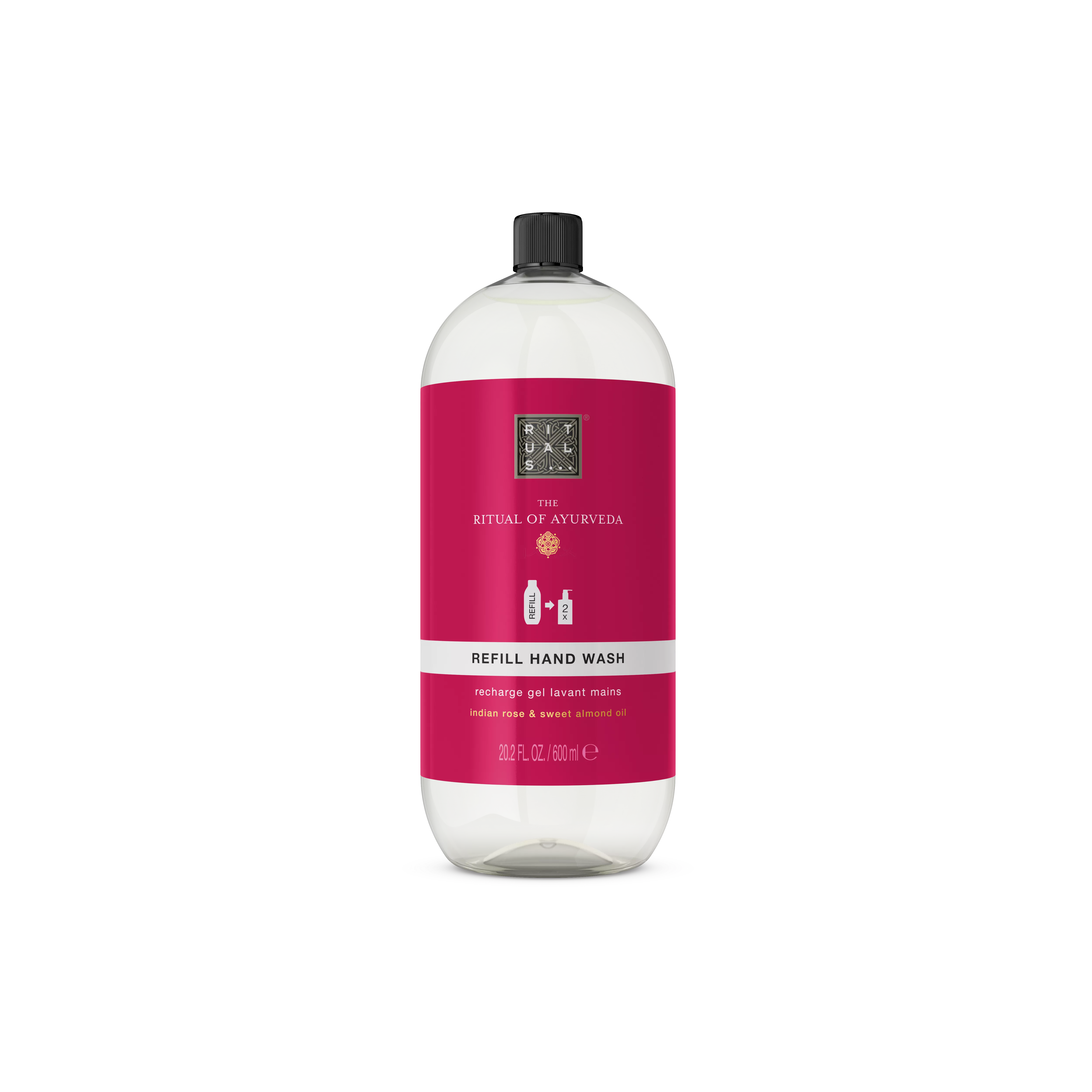 ricarica sapone mani, ayurveda, Red, 600 ml, RITUALS