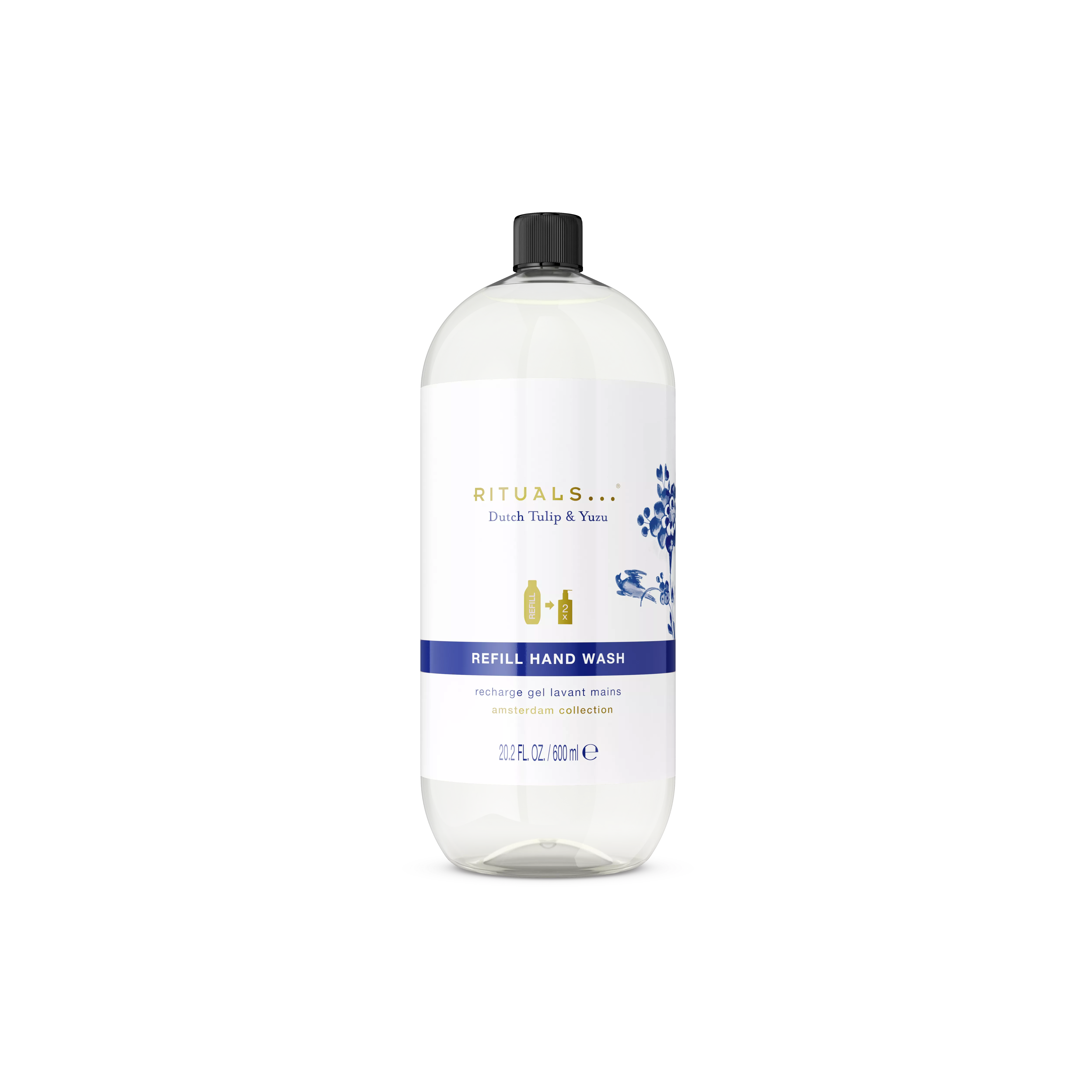 roku mazgāšanas līdzekļa uzpilde, amsterdamcollection, White, 600 ml, RITUALS