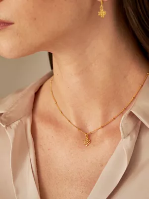 Vergoldete Infinity-Kette