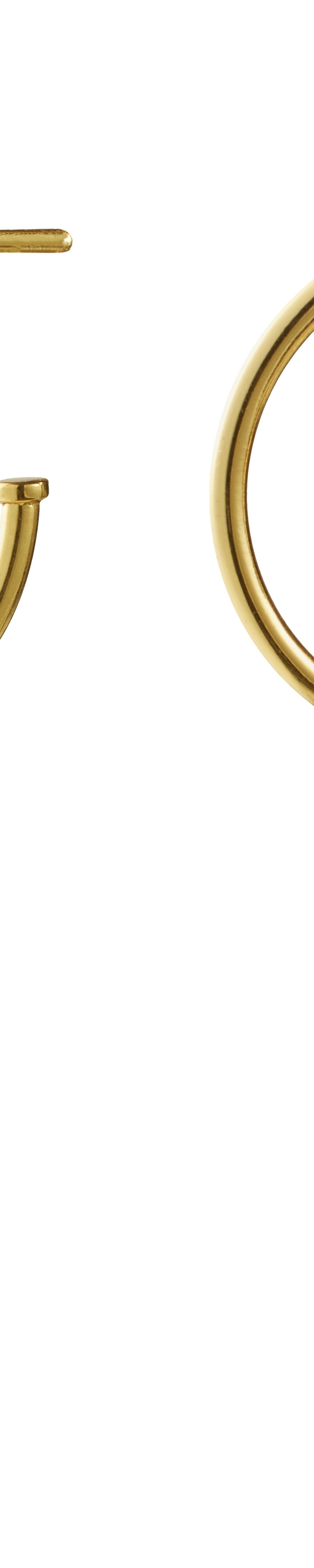 Gold-plated earrings with Labradorite Rituals gem from the House of Rituals line – vue 4