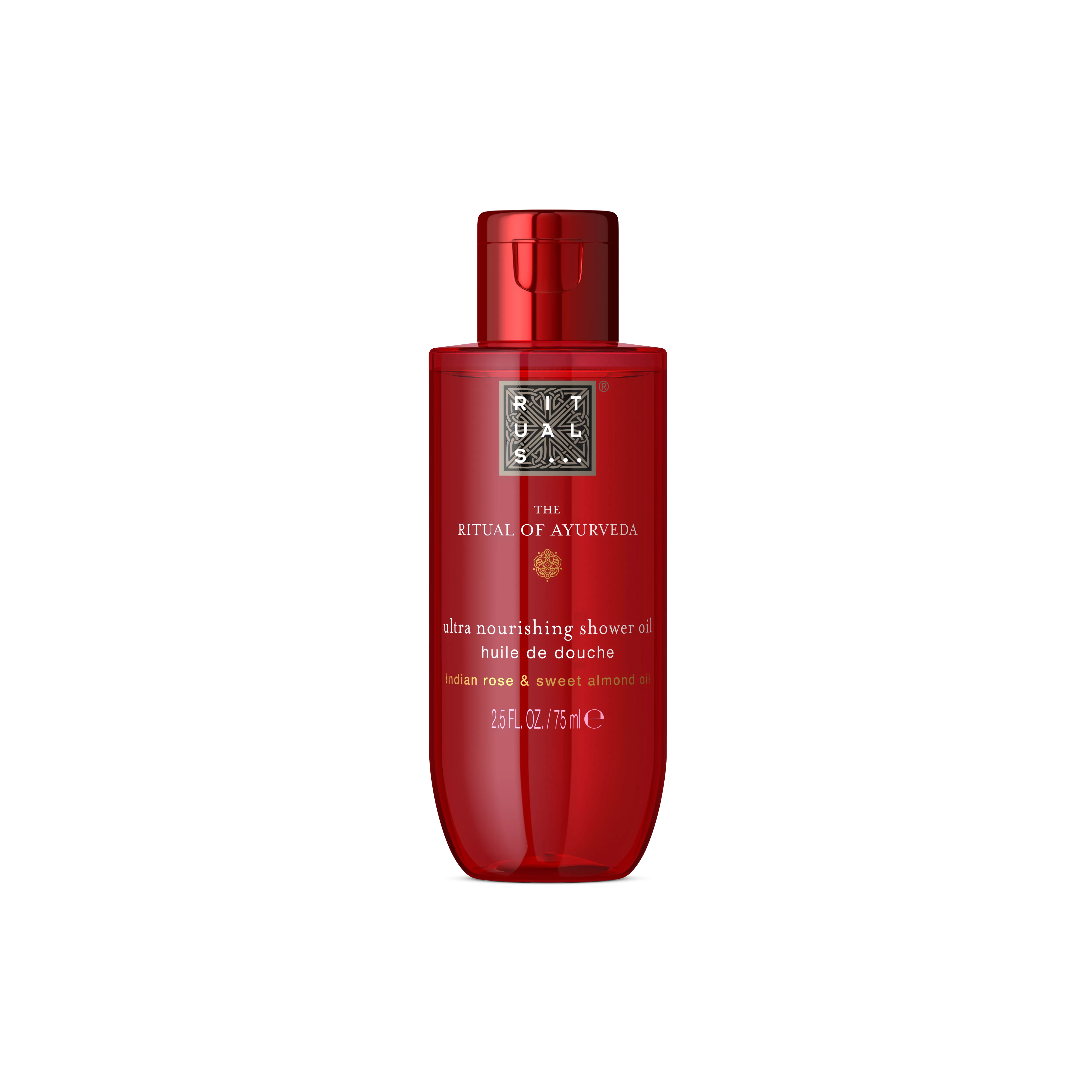 rendkívül tápláló tusfürdőolaj, ayurveda, Piros, 75 ml, RITUALS