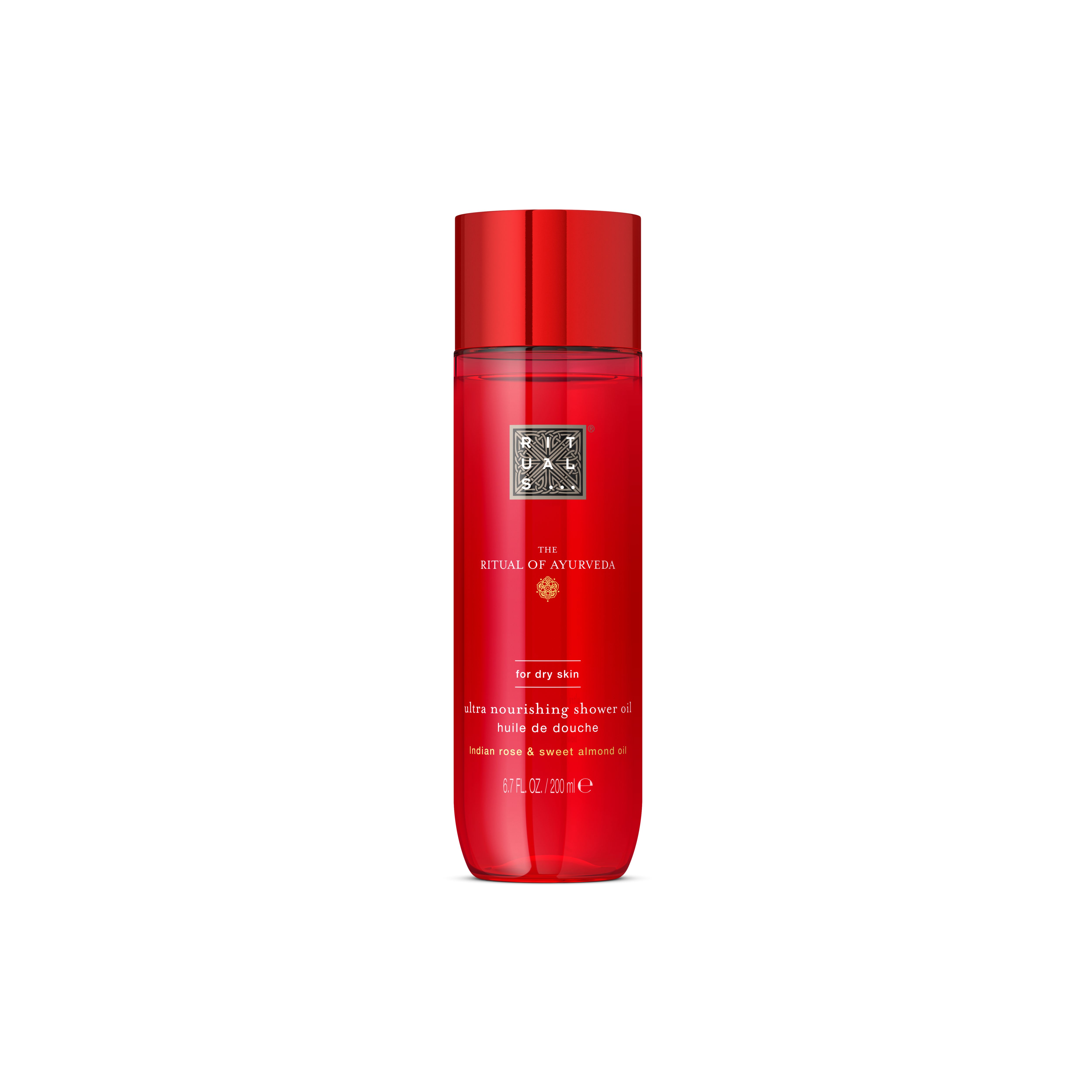 huile de douche ultra nourrissante, ayurveda, Red, 200 ml, RITUALS
