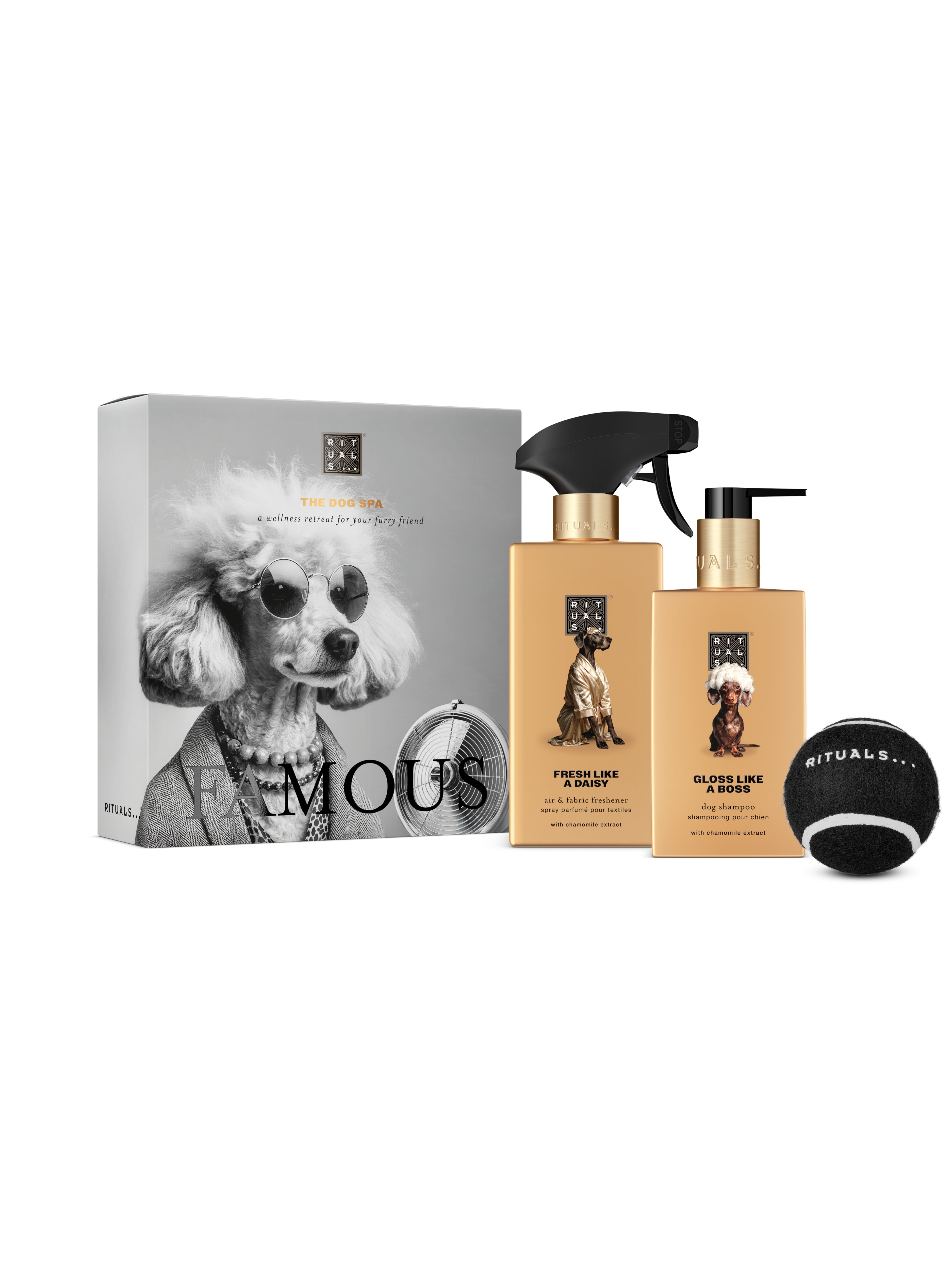 Dog Essentials Set Product with Closed Pack