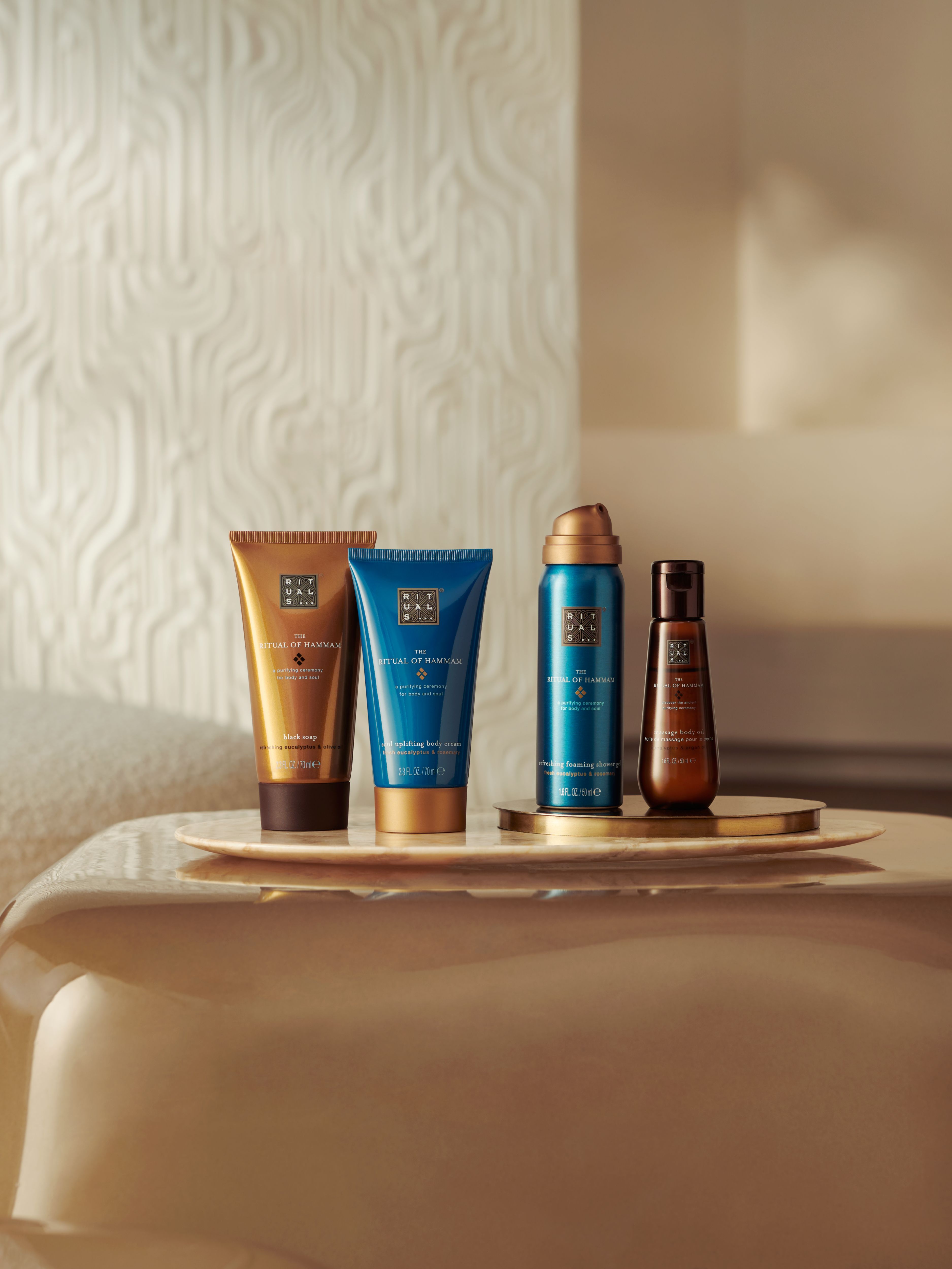 The Ritual of Hammam - Small Gift Set 2026 Lifestyle with Open Pack