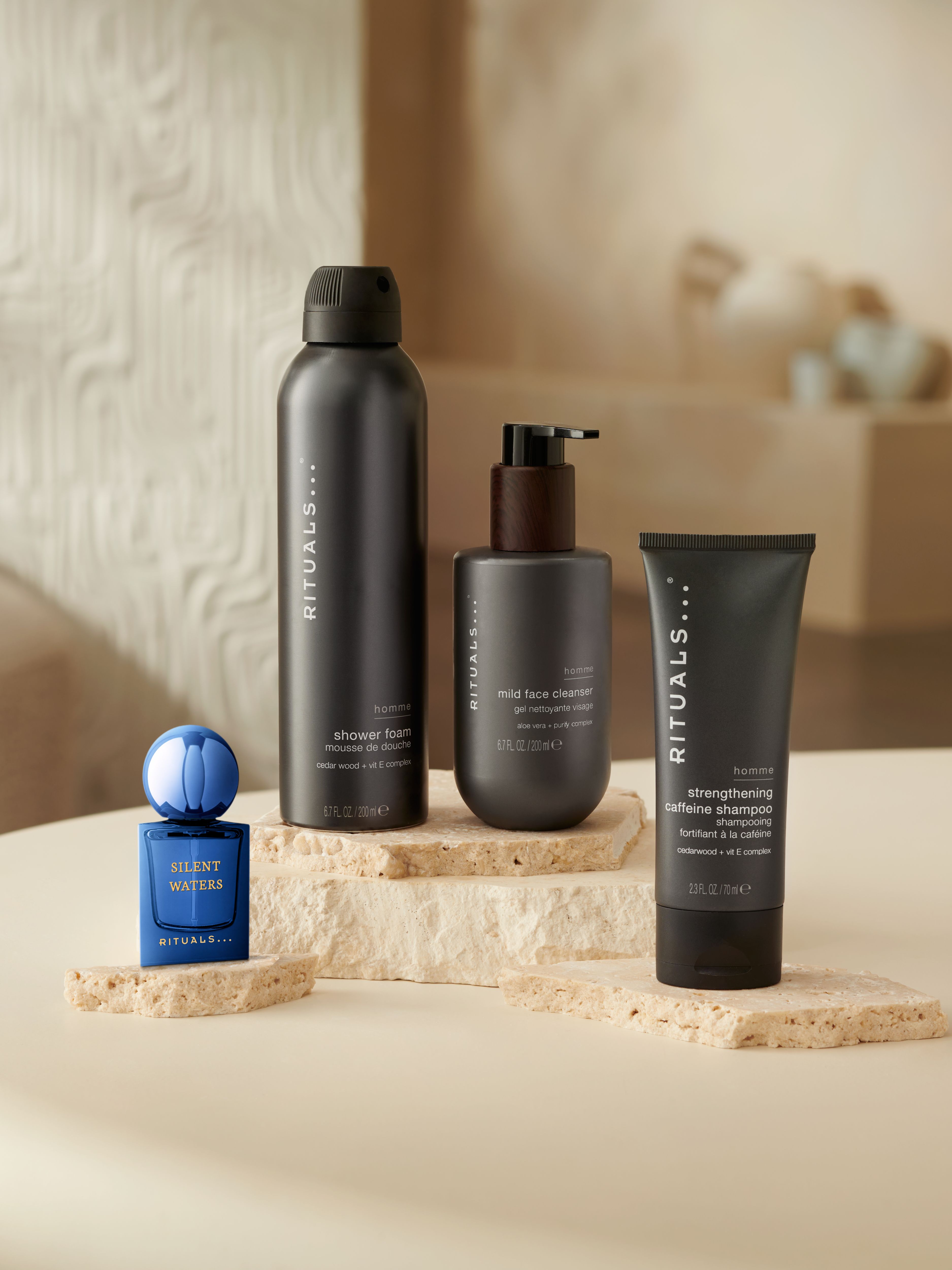 Rituals Homme - Medium Gift Set 2026 Lifestyle with Open Pack