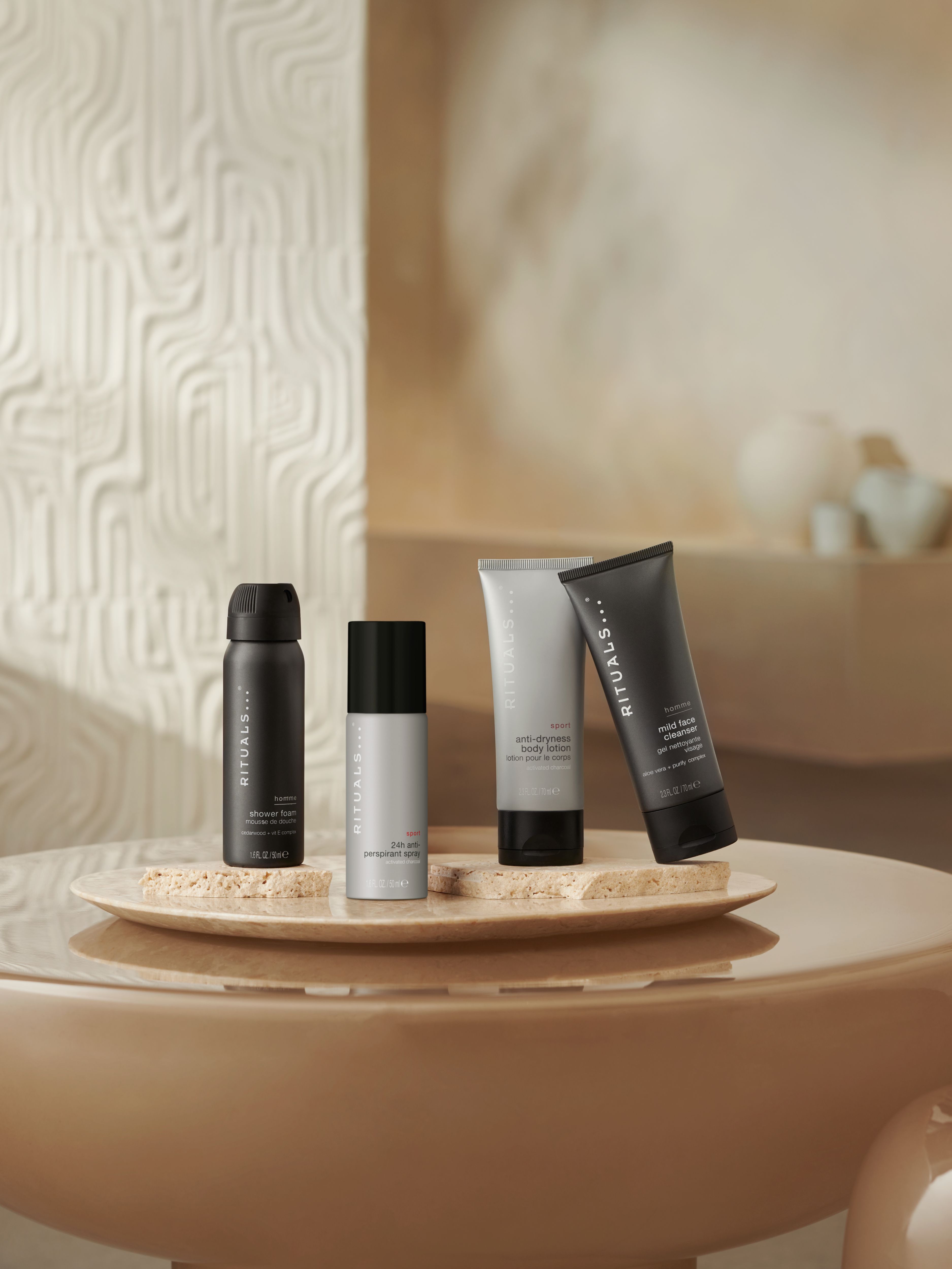 Rituals Homme - Small Gift Set 2026 Lifestyle with Open Pack