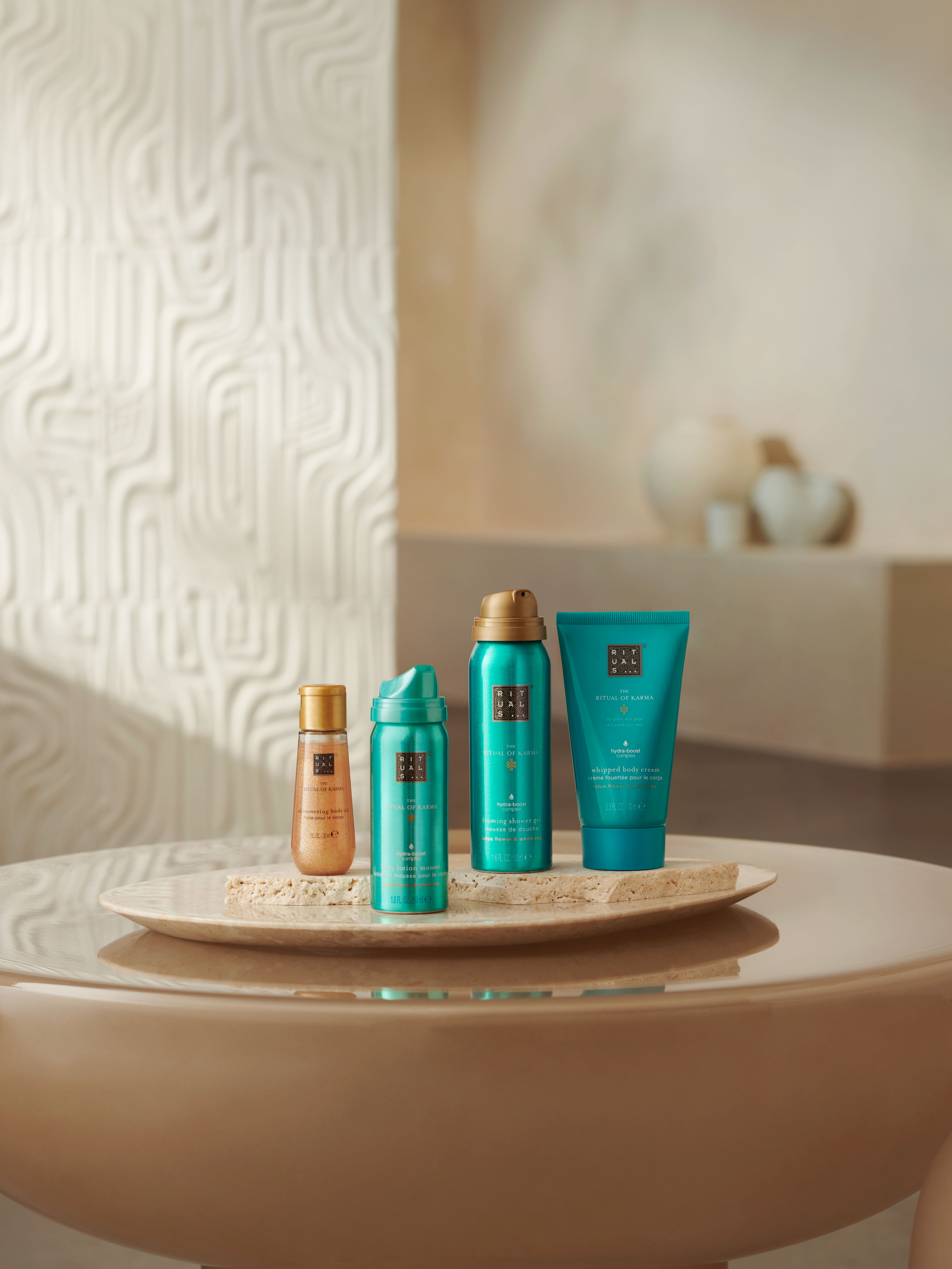 The Ritual of Karma - Small Gift Set 2026 Lifestyle with Open Pack