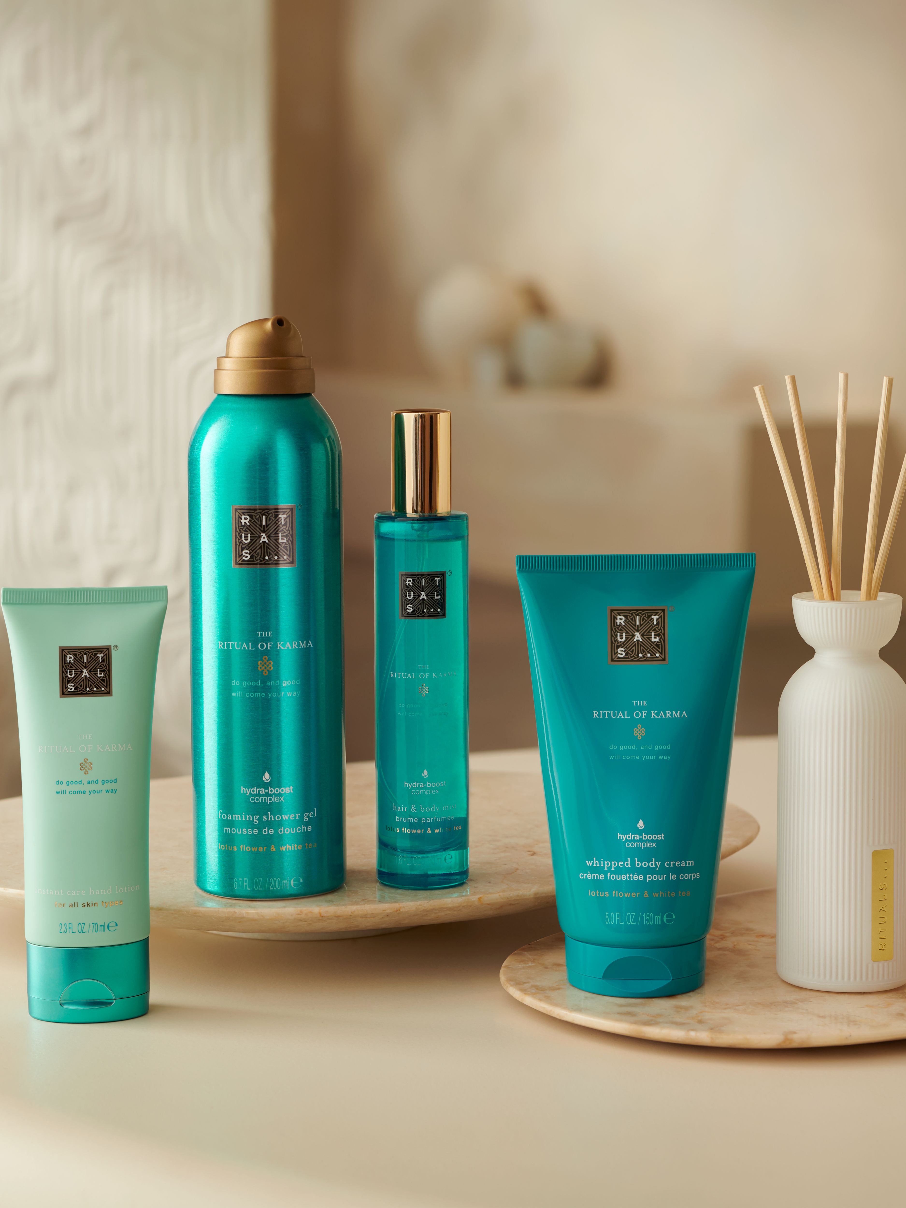 The Ritual of Karma - Large Gift Set 2026 Lifestyle with Open Pack