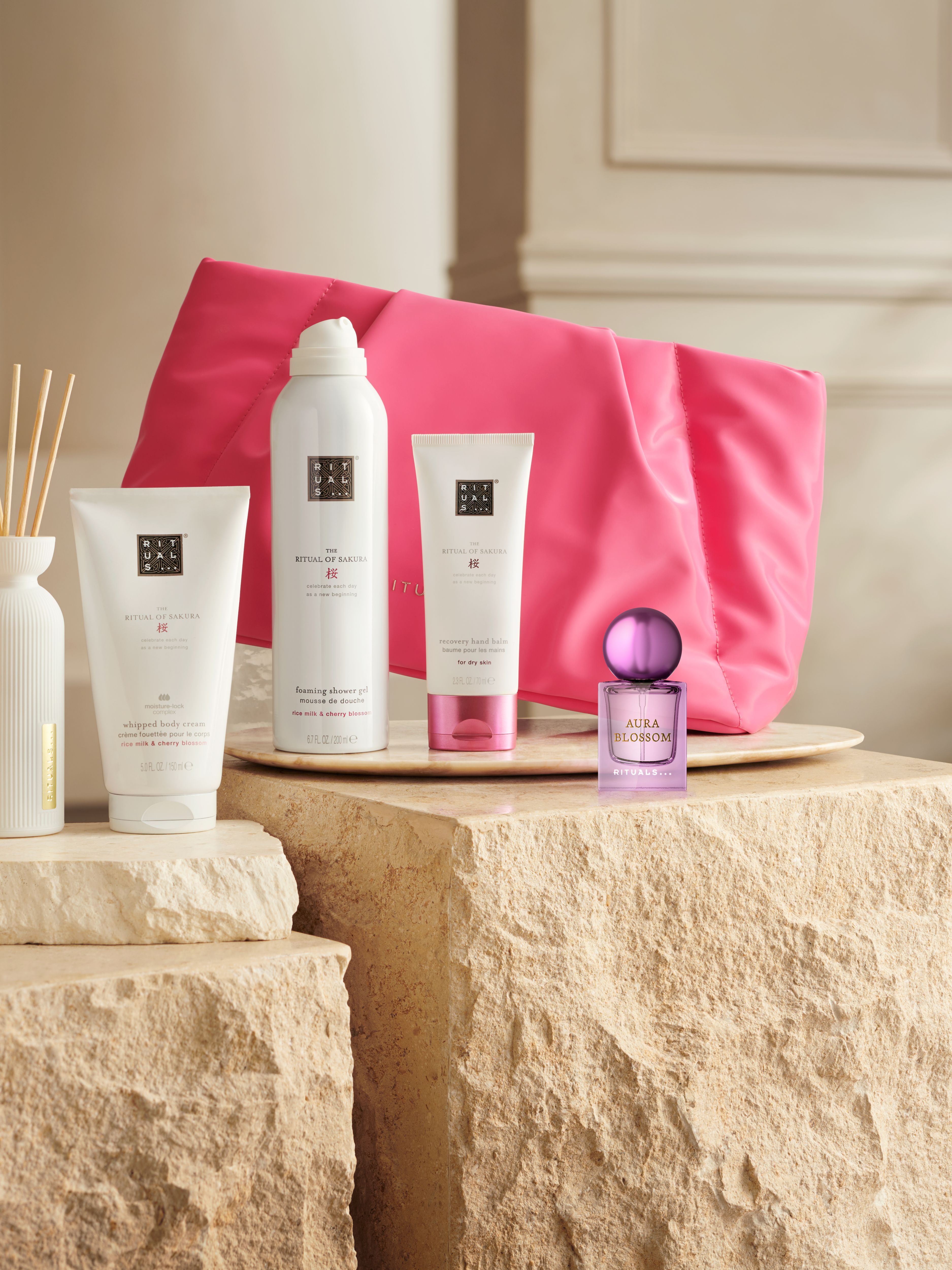 The Ritual of Sakura - Large Gift Set 2026 Lifestyle with Closed Pack