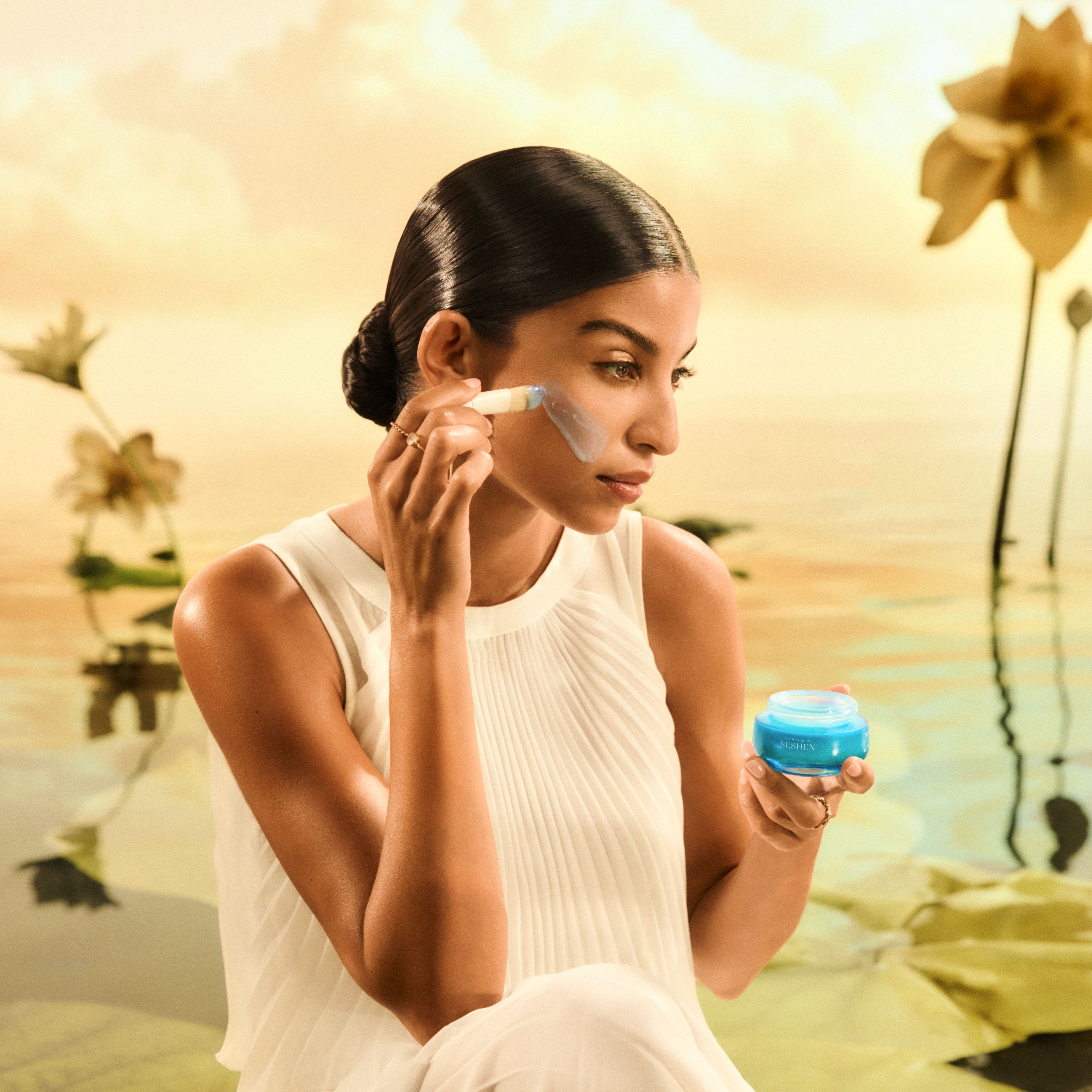 The Ritual of Seshen Skin Revive Glow Mask Set Lifestyle How to Use