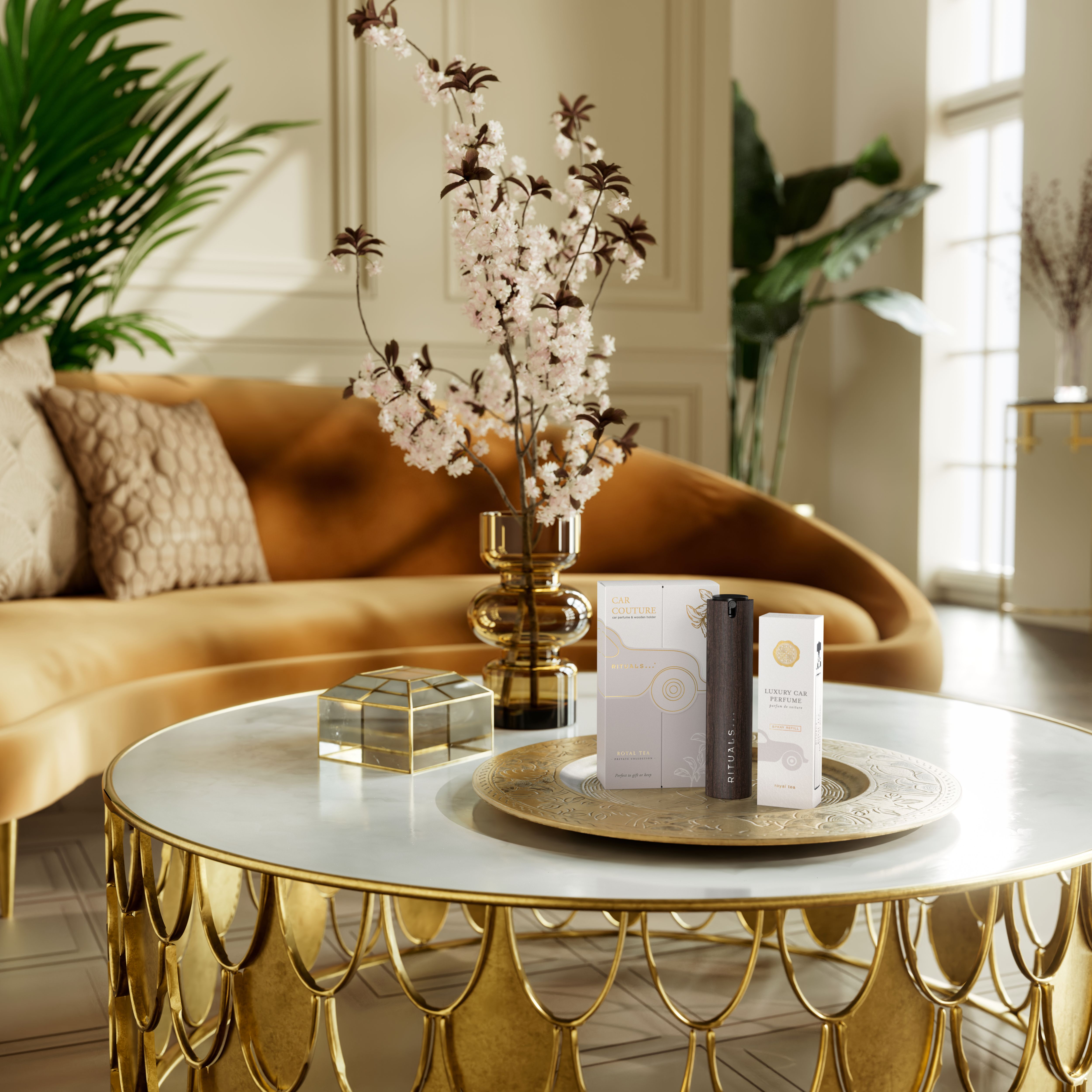 Car Fragrance Spray Kit Royal Tea Lifestyle with Product