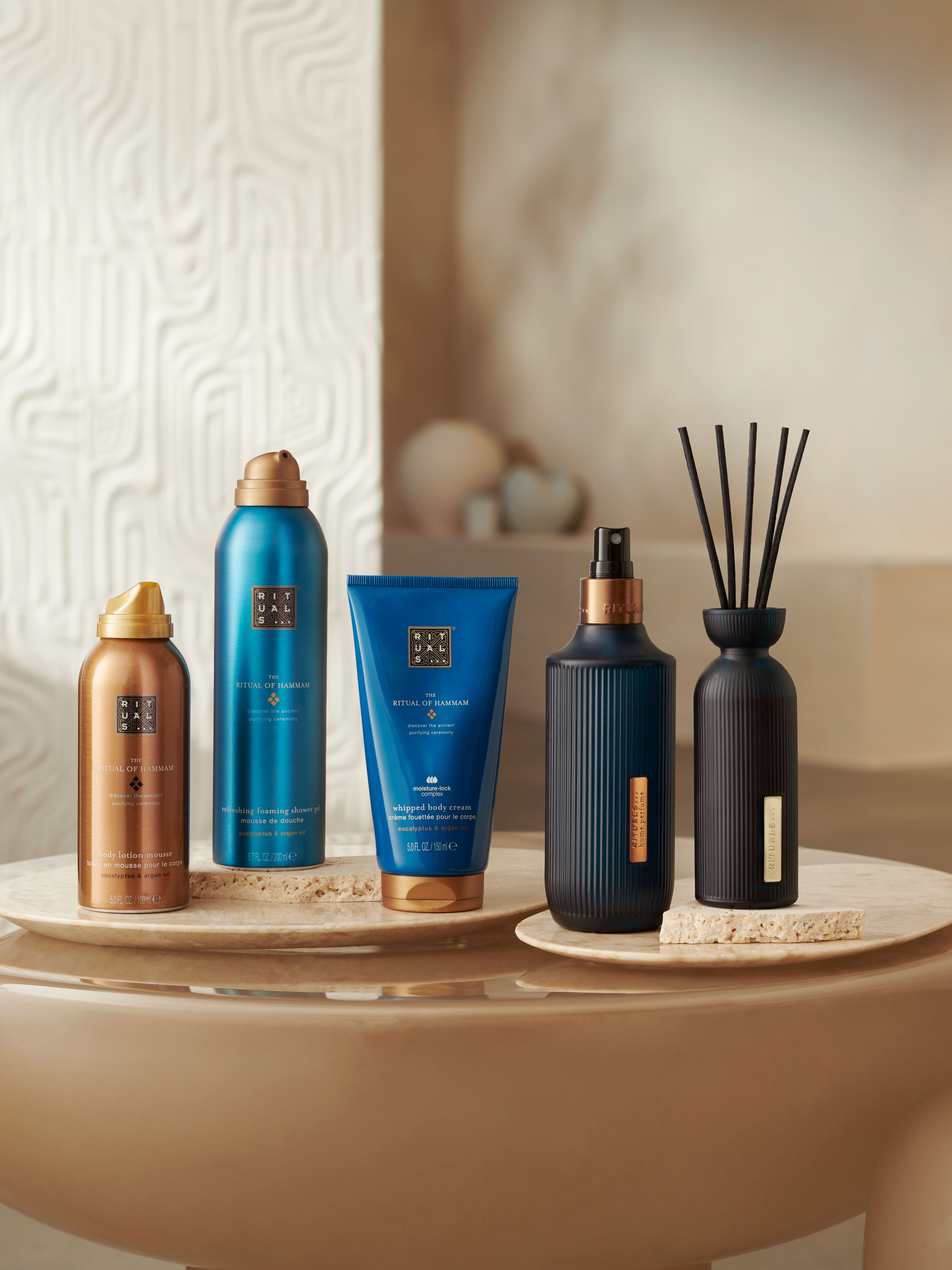 The Ritual of Hammam Lifestyle with Product Range