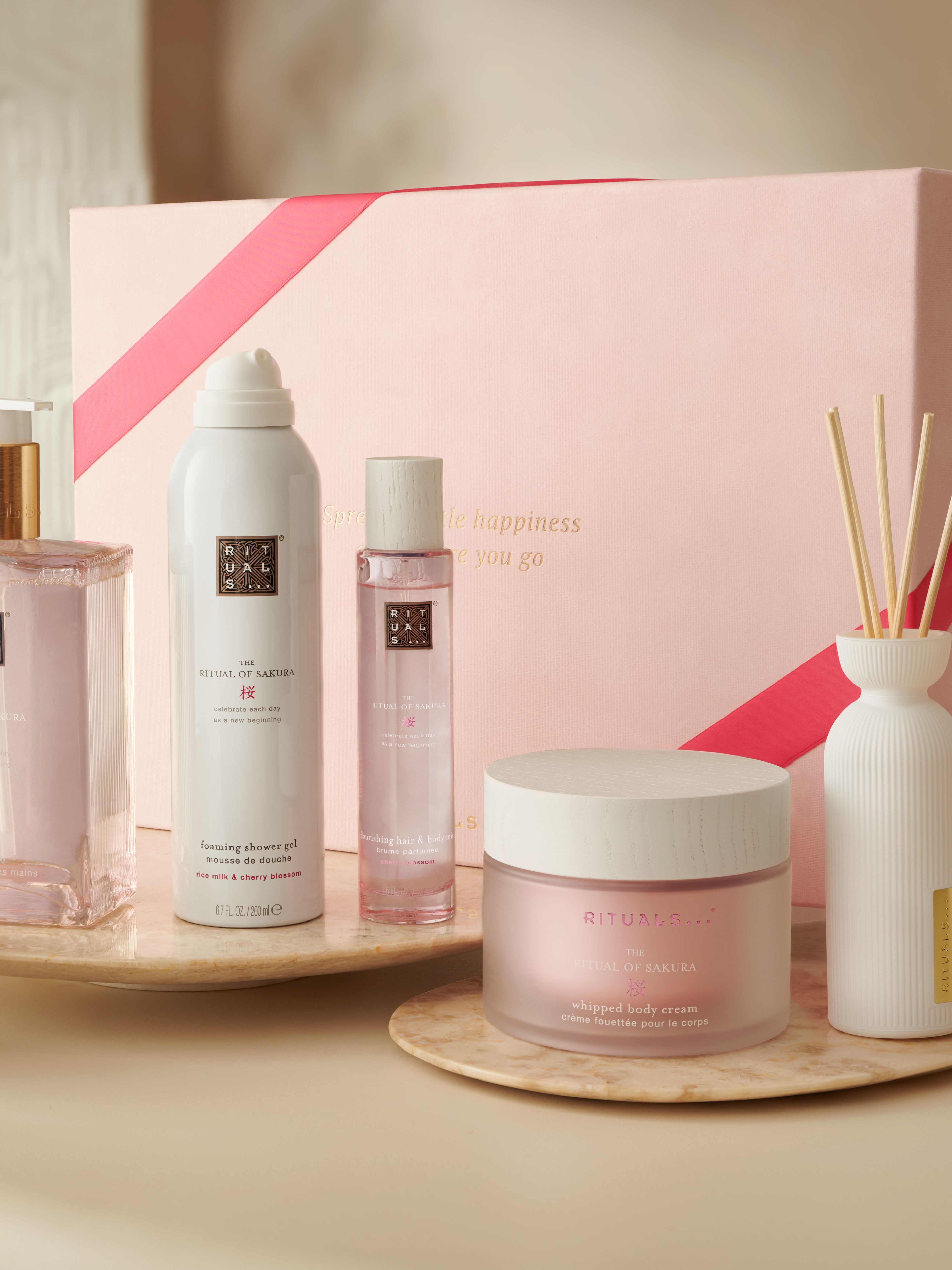 The Ritual of Sakura XL Gift Set 2026 Lifestyle with Closed Pack