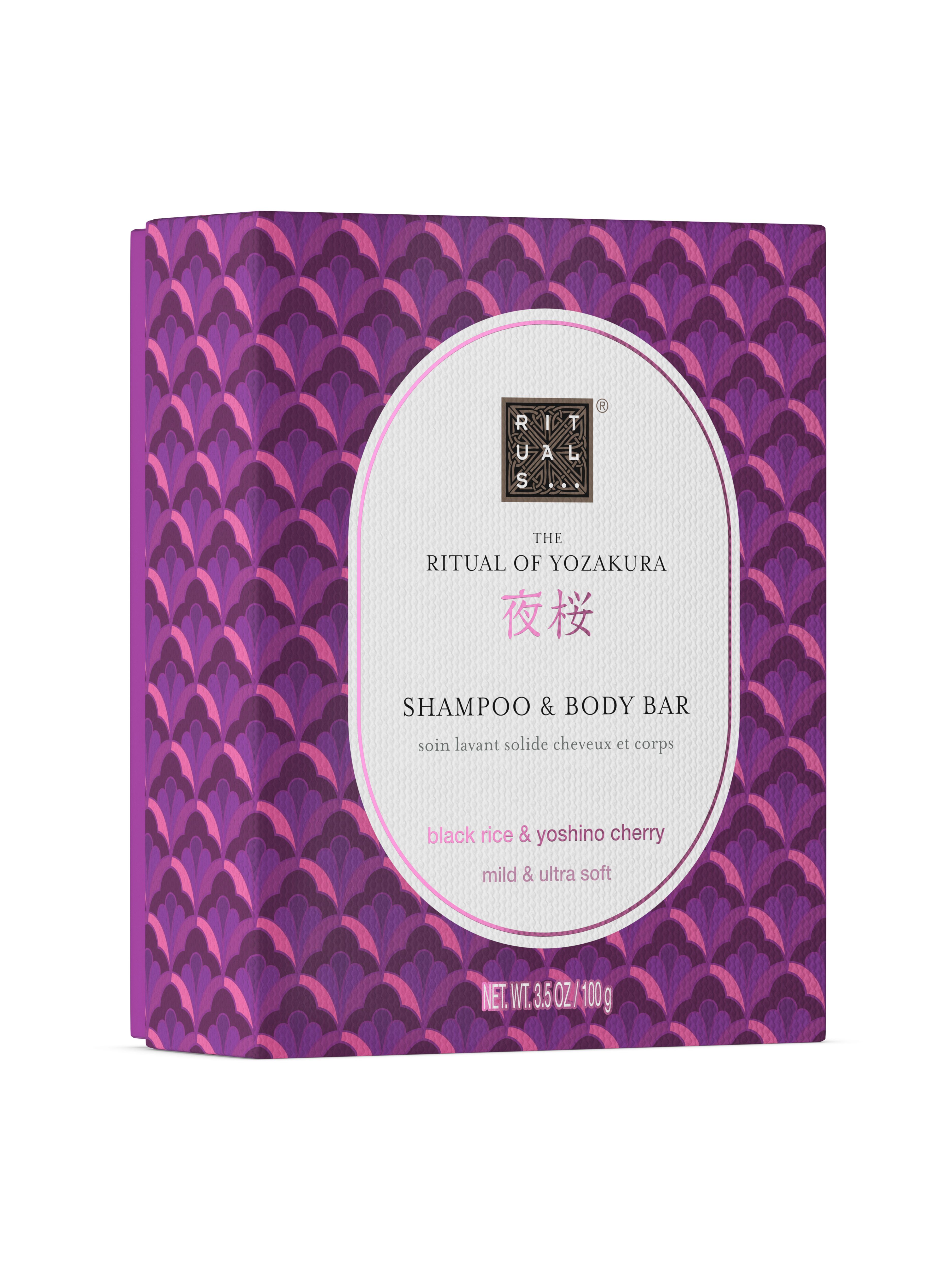 The Ritual of Yozakura Shampoo & Body Bar 100g Product Pack