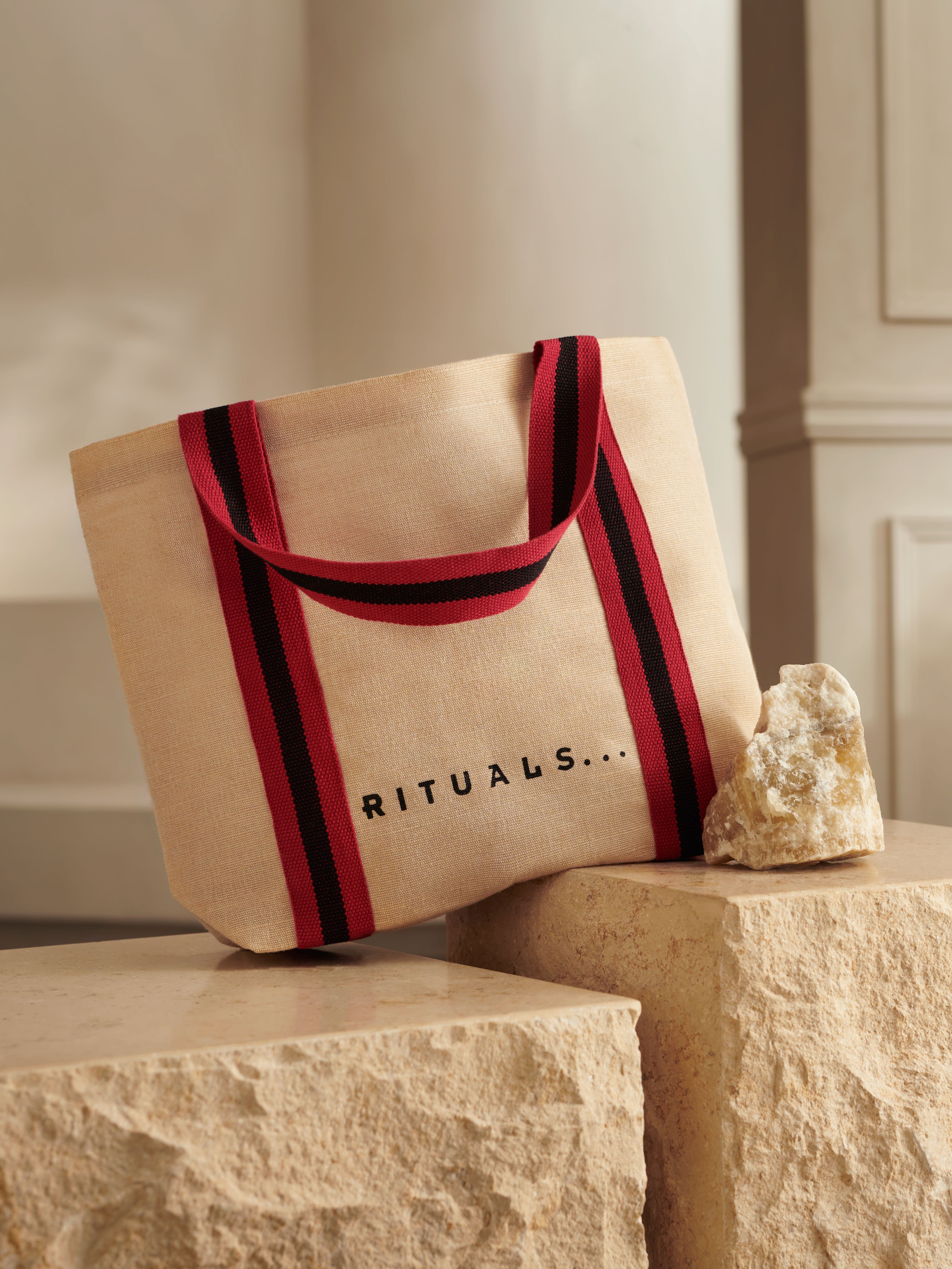 Winter Mini Tote Bag Lifestyle with Product