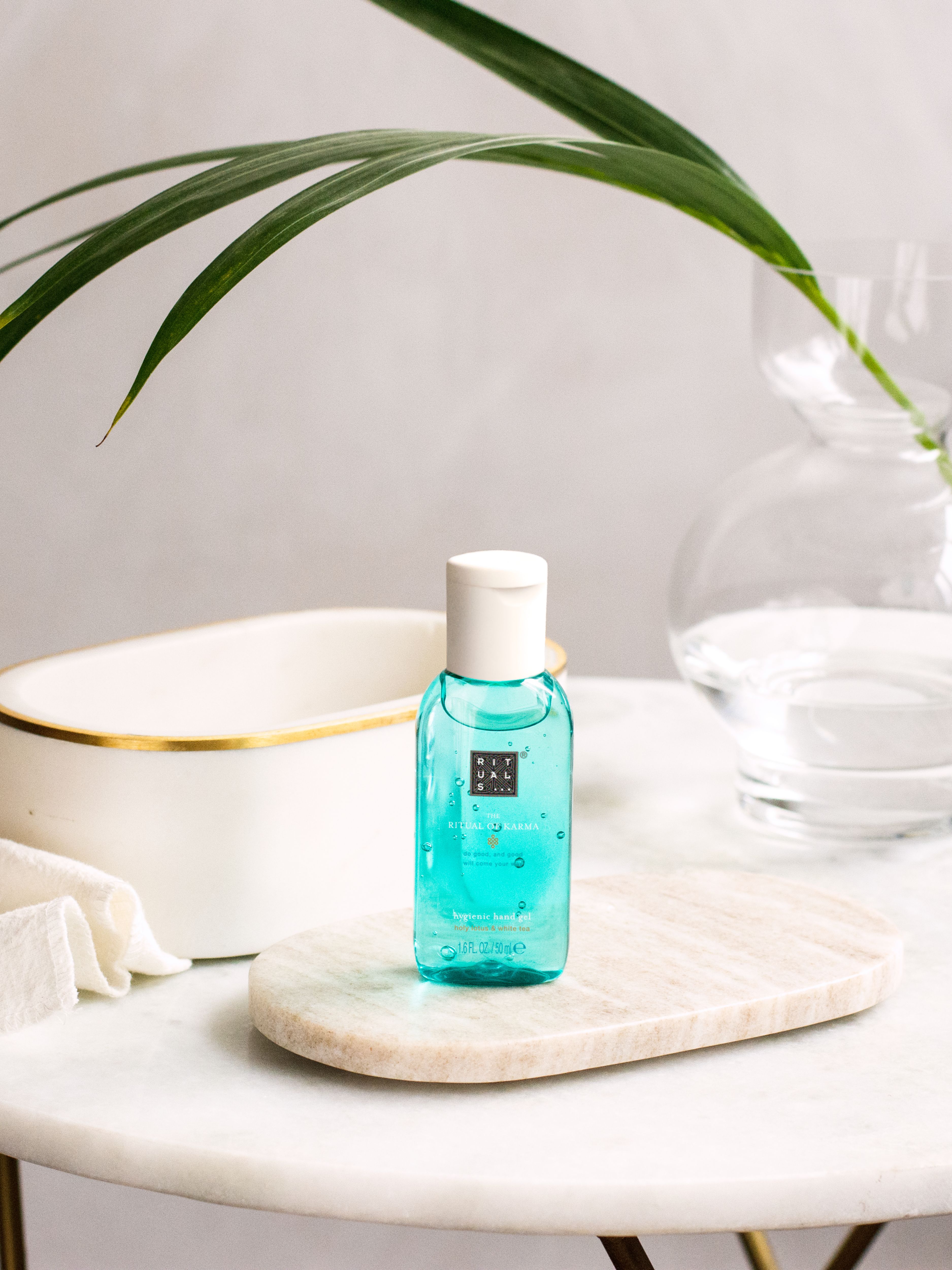 The Ritual of Karma Cleansing Hand Gel Lifestyle with Product