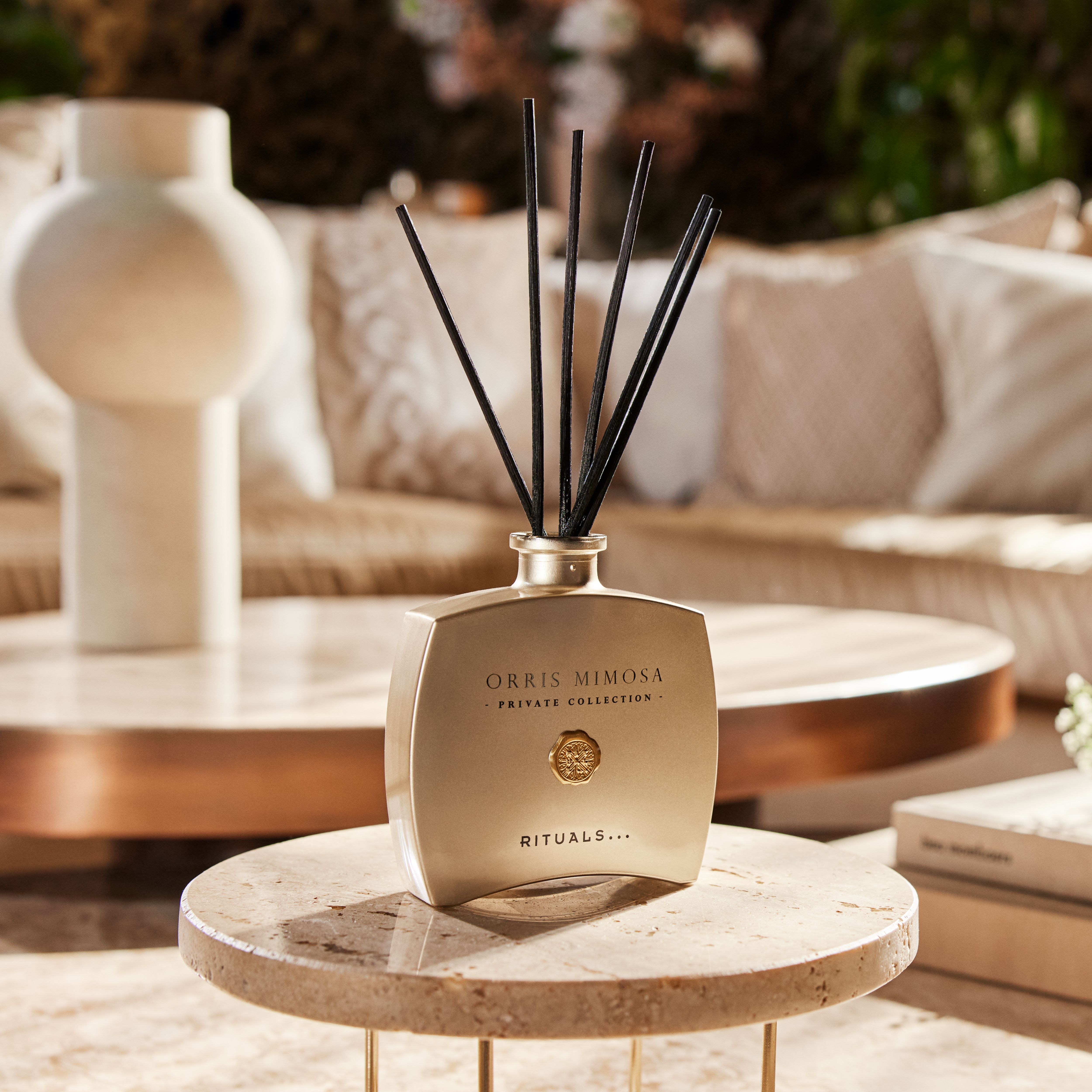 Orris Mimosa Fragrance Sticks Refill Lifestyle with Product