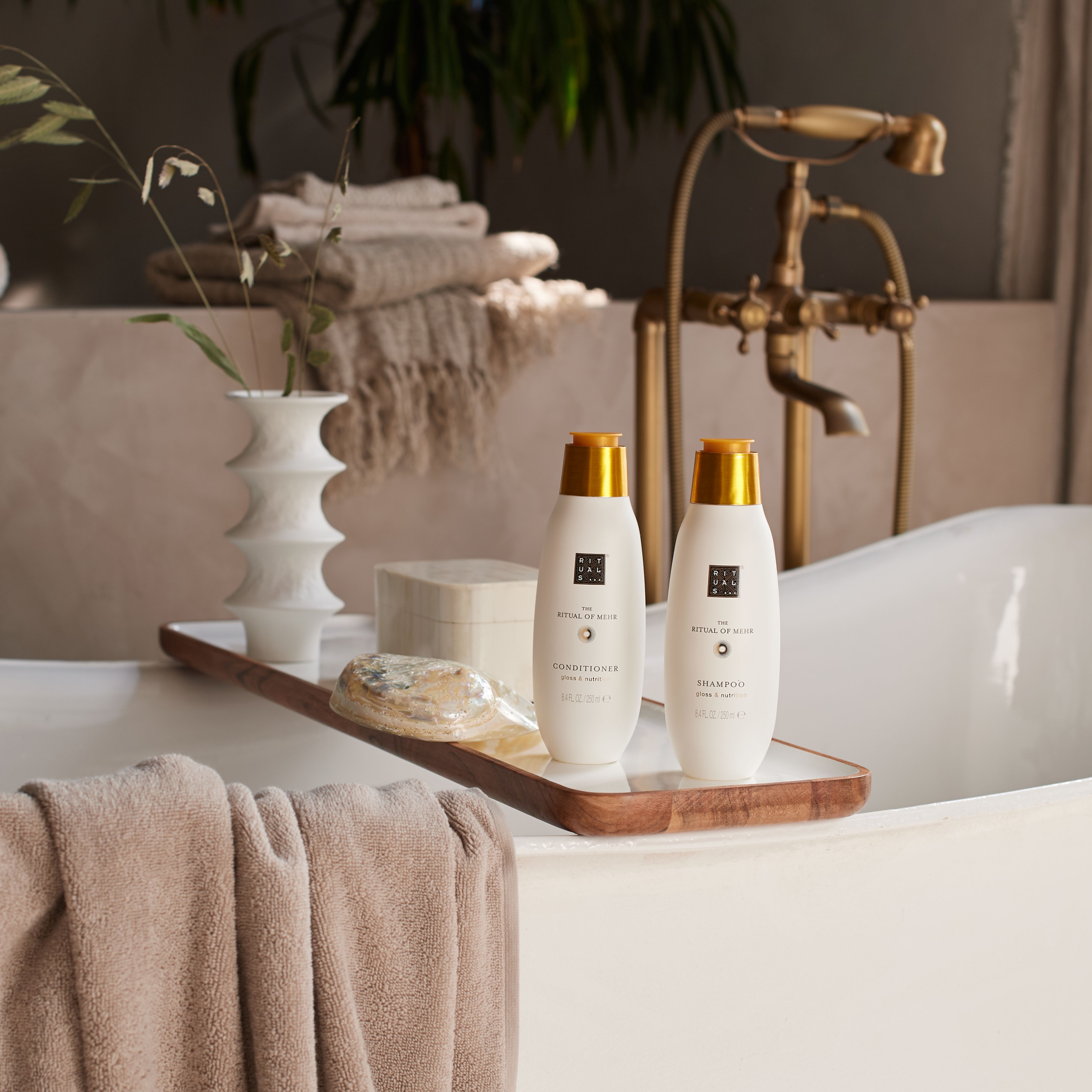 Elixir Hair Collection Lifestyle with Product Range