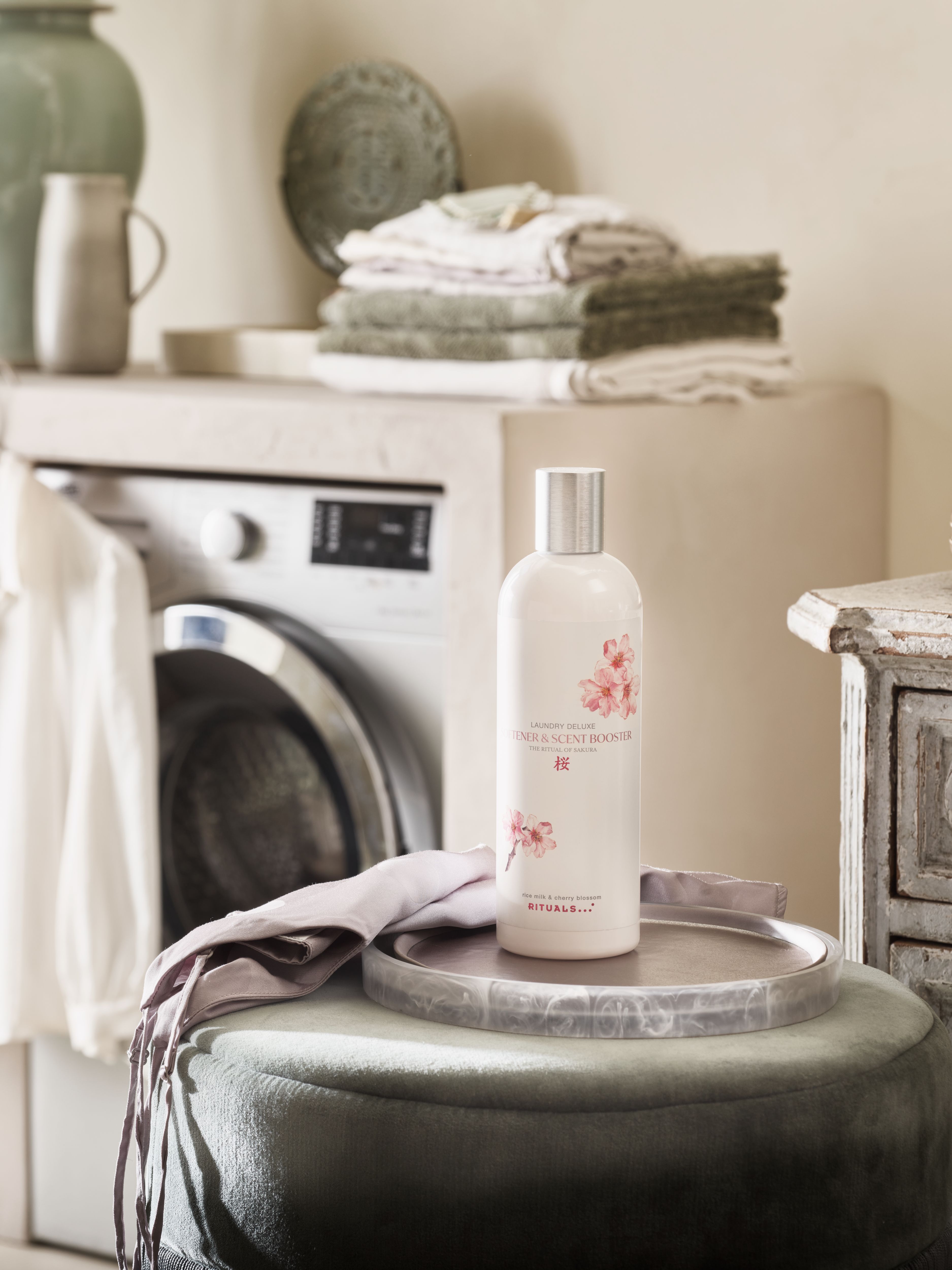 Scent Booster & Softener in 1 Sakura 750ml Lifestyle with Product