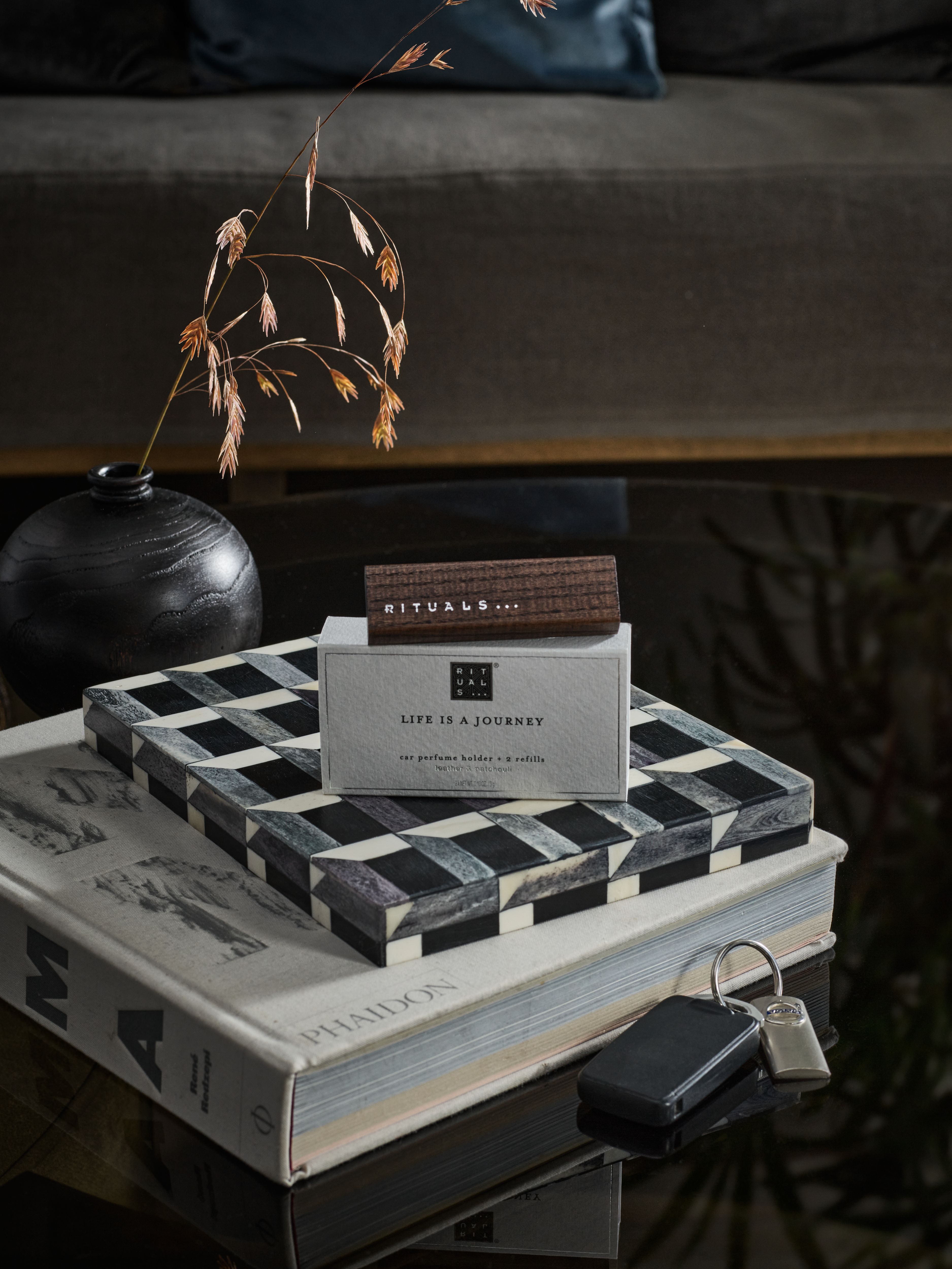 Life is a Journey - Sport Car Perfume Lifestyle with Product