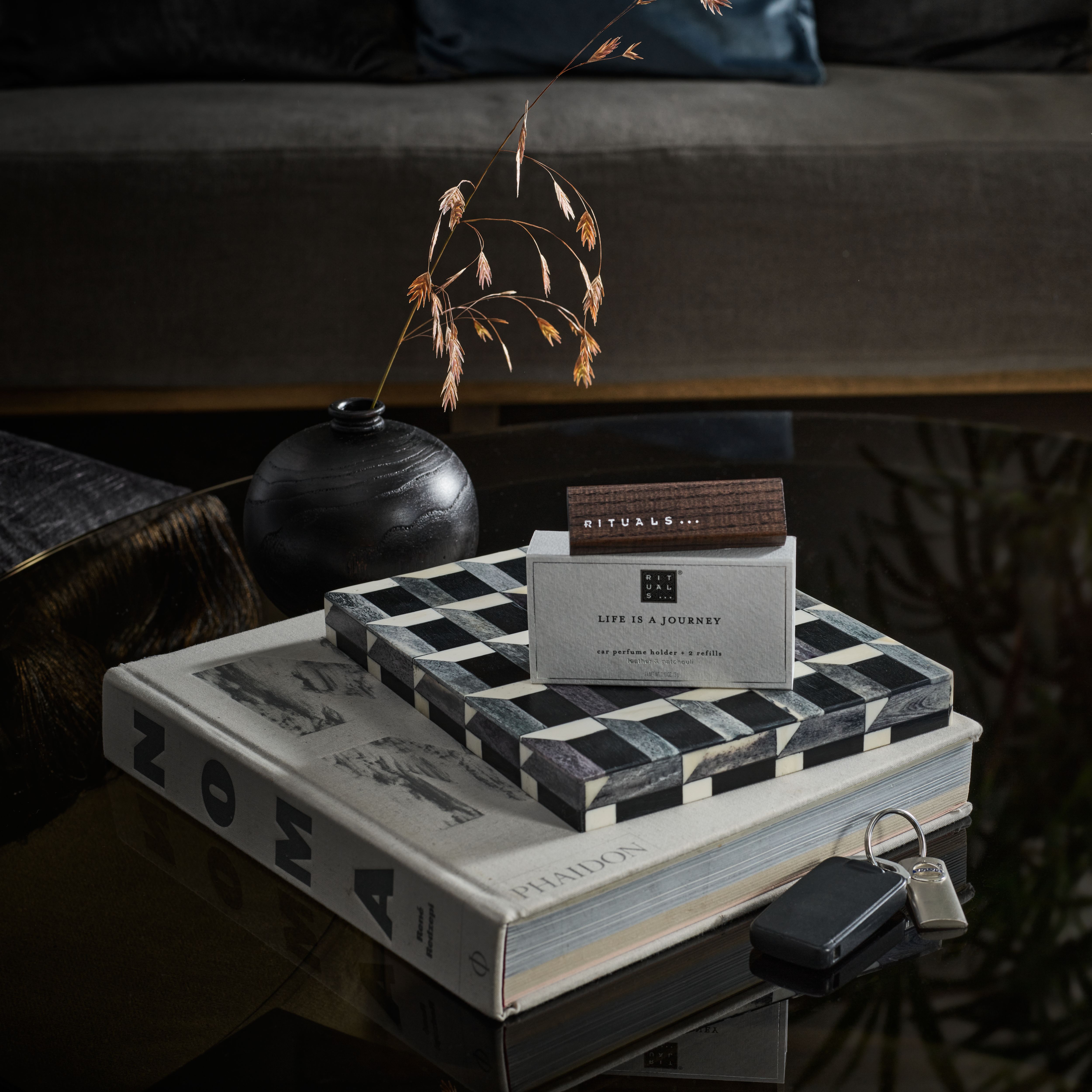 Life is a Journey - Sport Car Perfume Lifestyle with Product