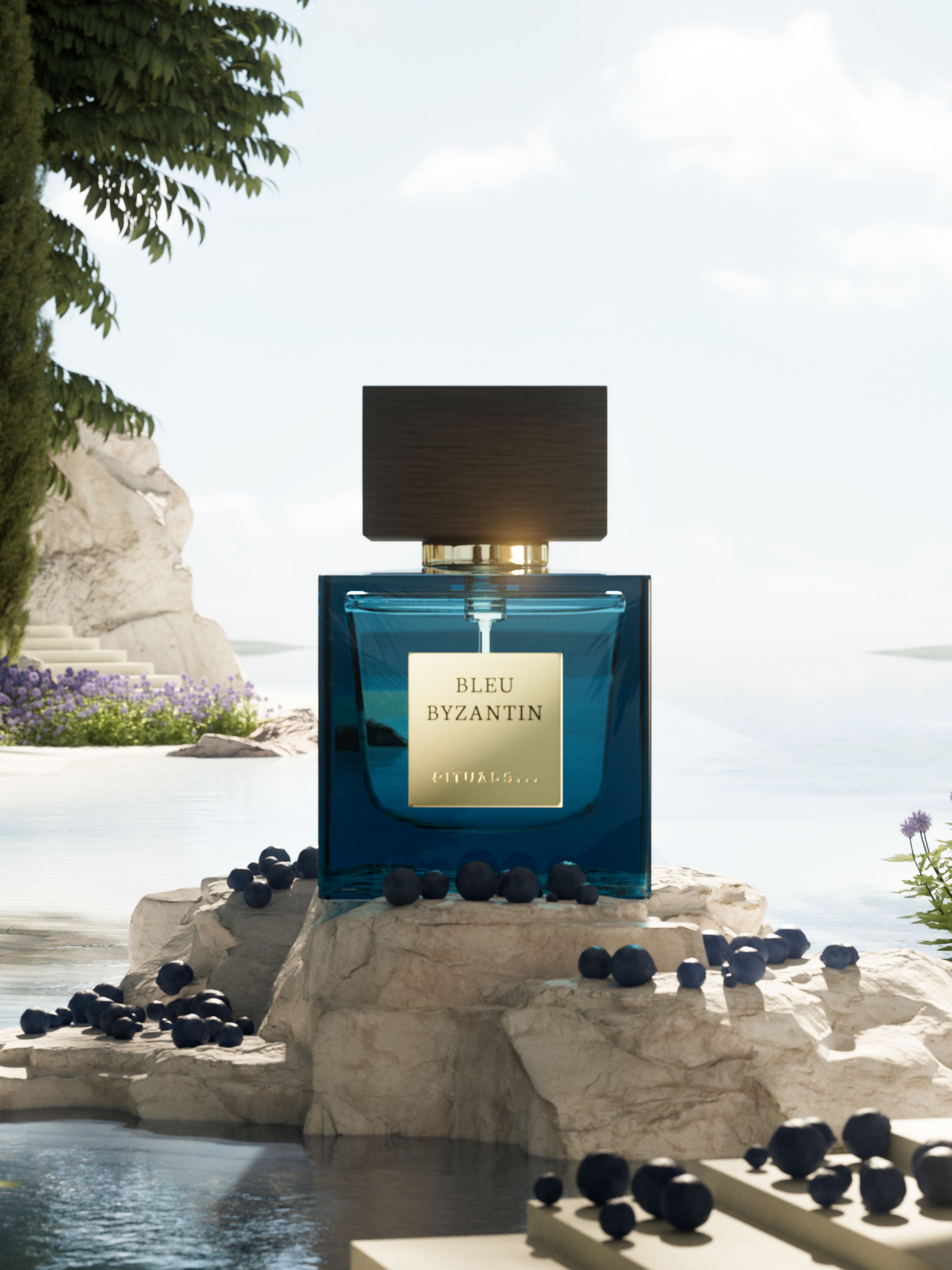 Bleu Byzantin 50ml Lifestyle with Product