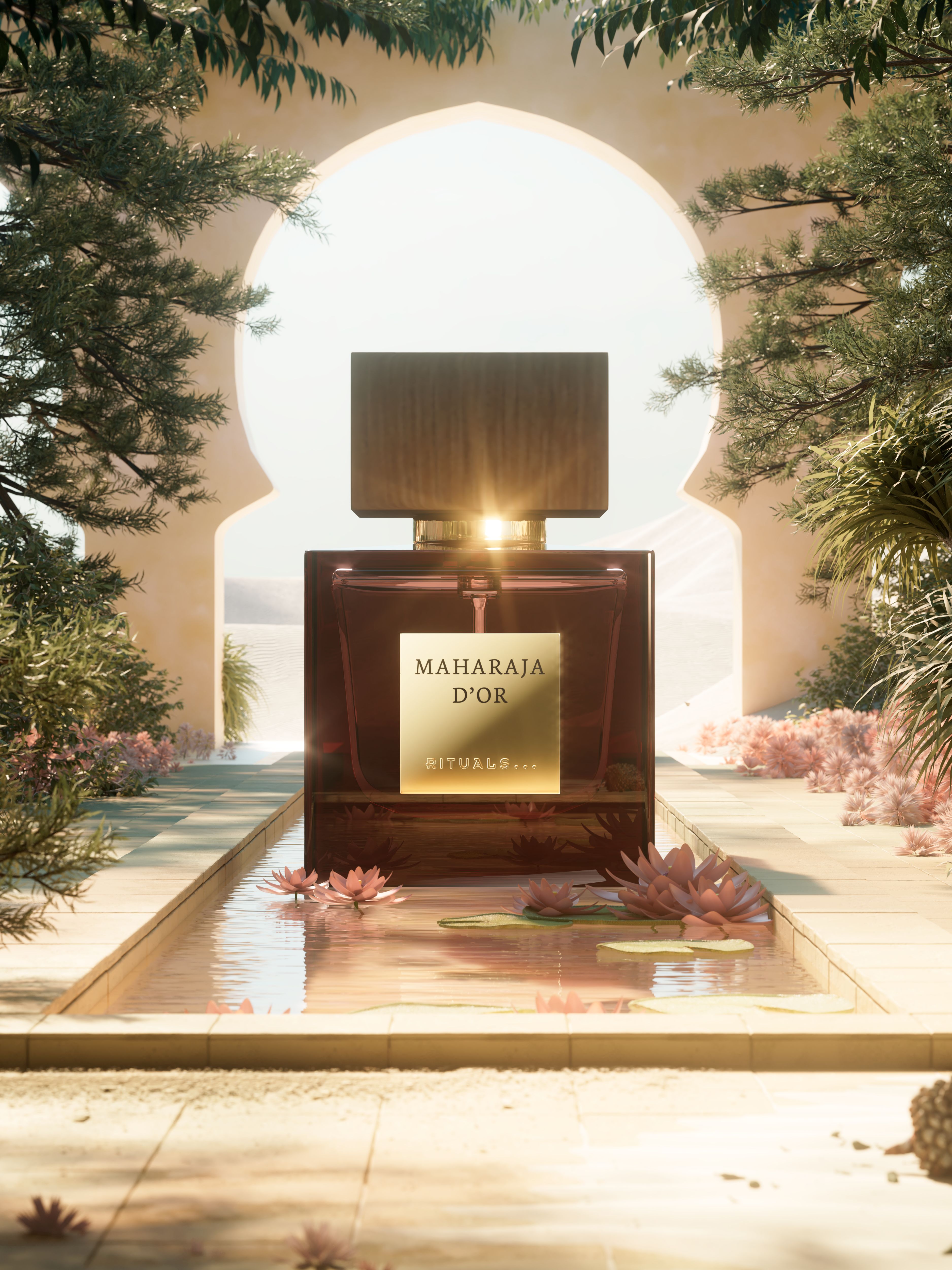 Maharaja d’Or 50ml Lifestyle with Product