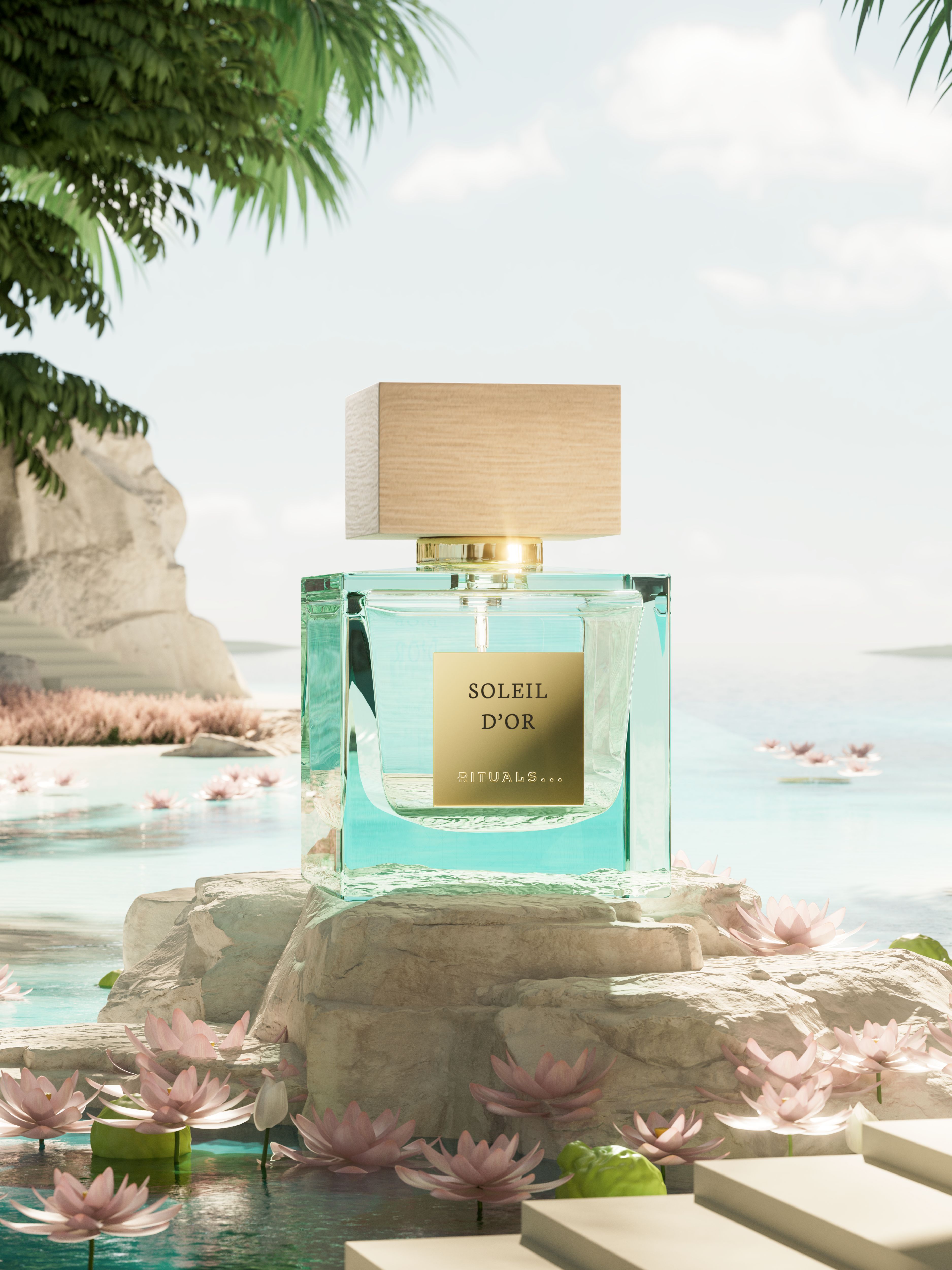 Soleil d'Or 50ml Lifestyle with Product