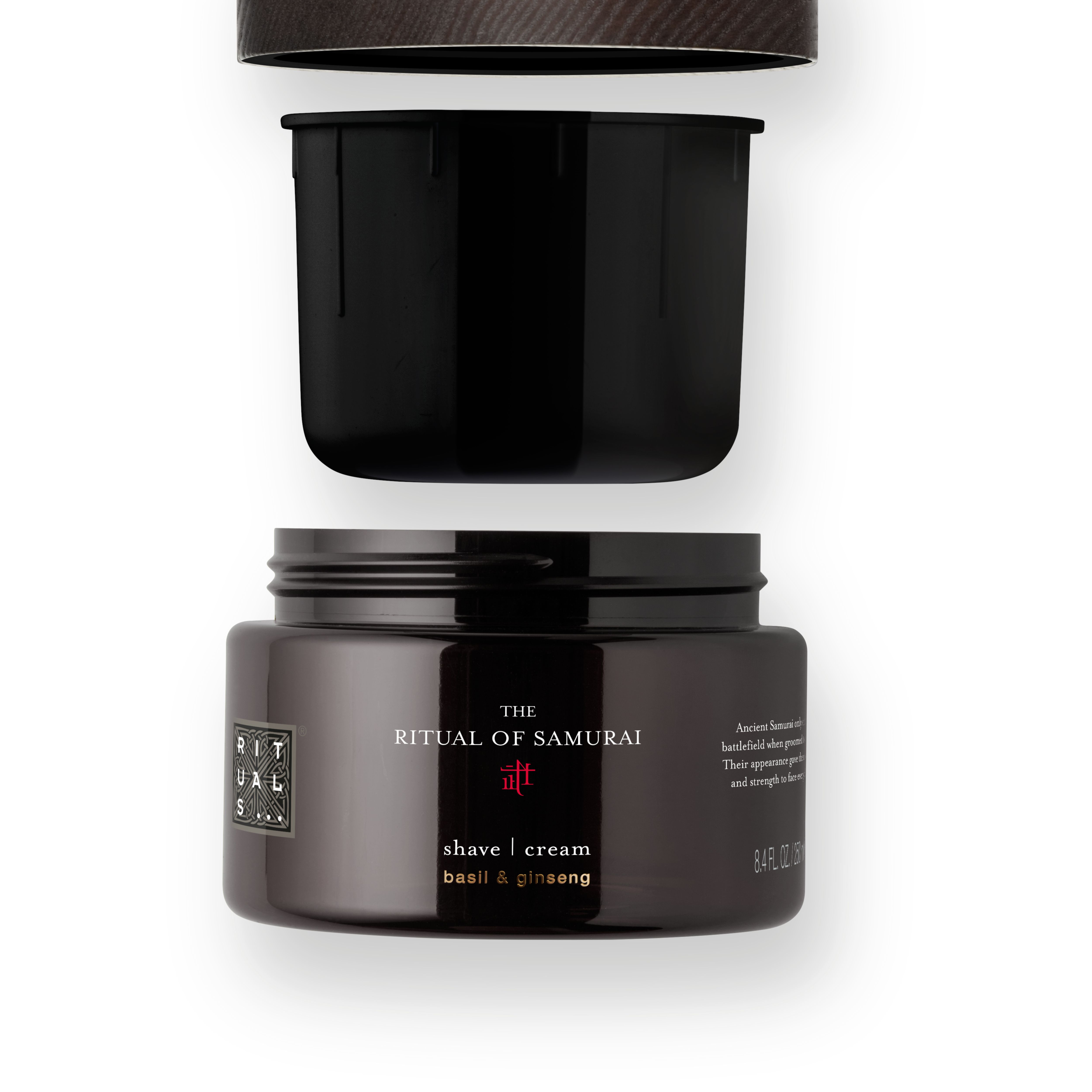 refill till mild och vårdande rakkräm, samurai, Grå, 250 ml, RITUALS