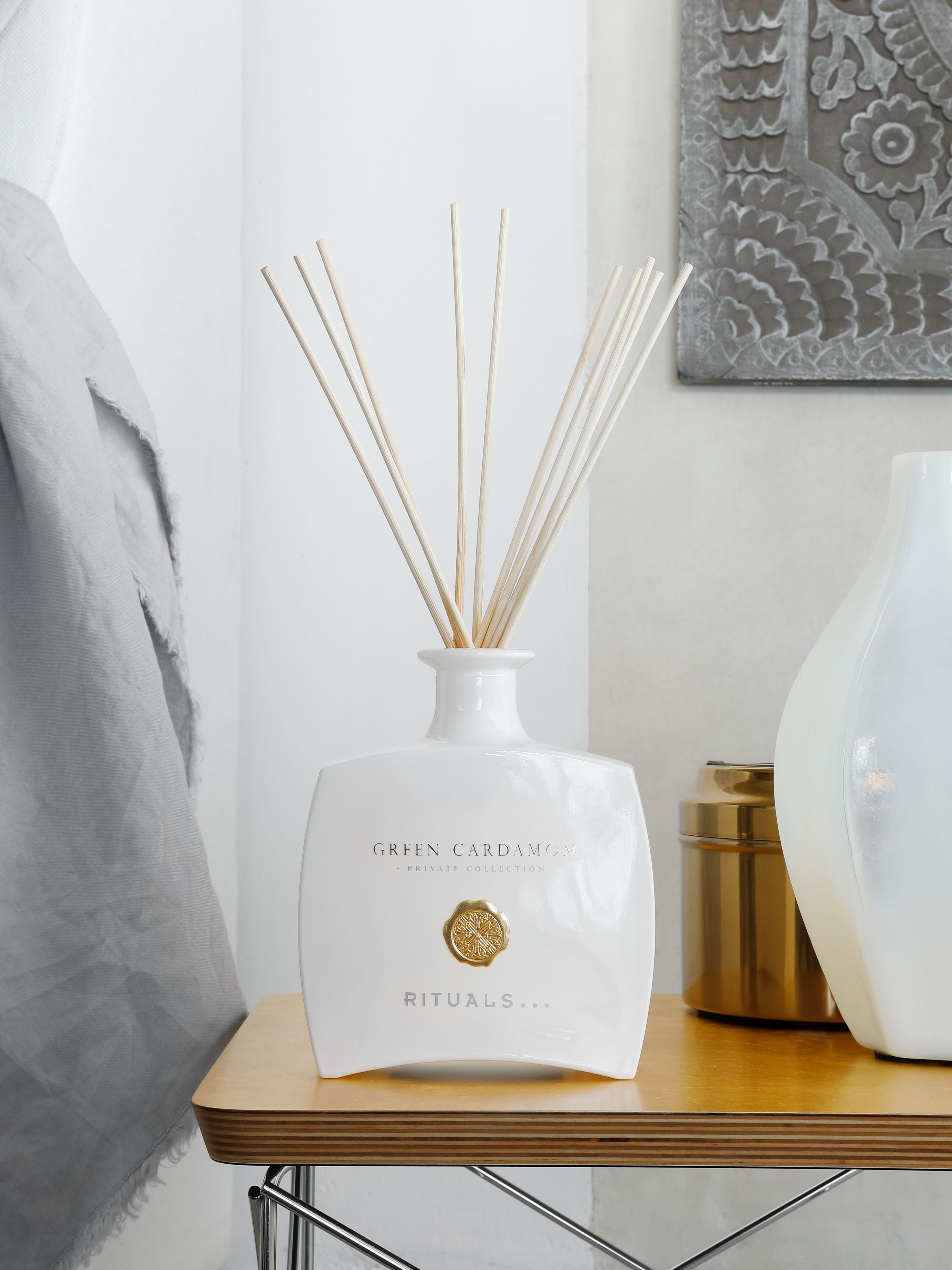 Green Cardamom Fragrance Sticks Lifestyle with Product