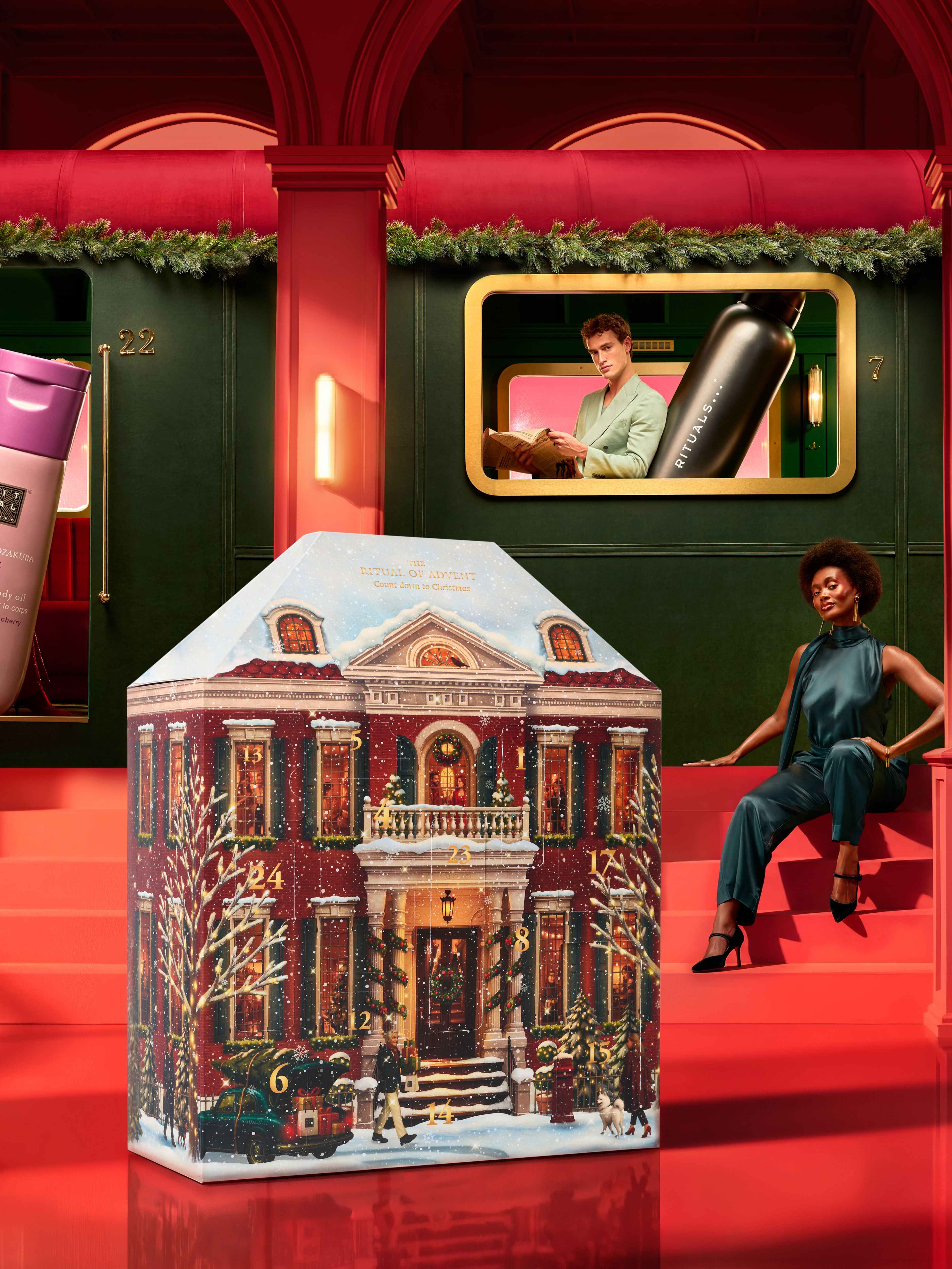 Classic Advent Calendar 2026 Lifestyle with Model and Packshot