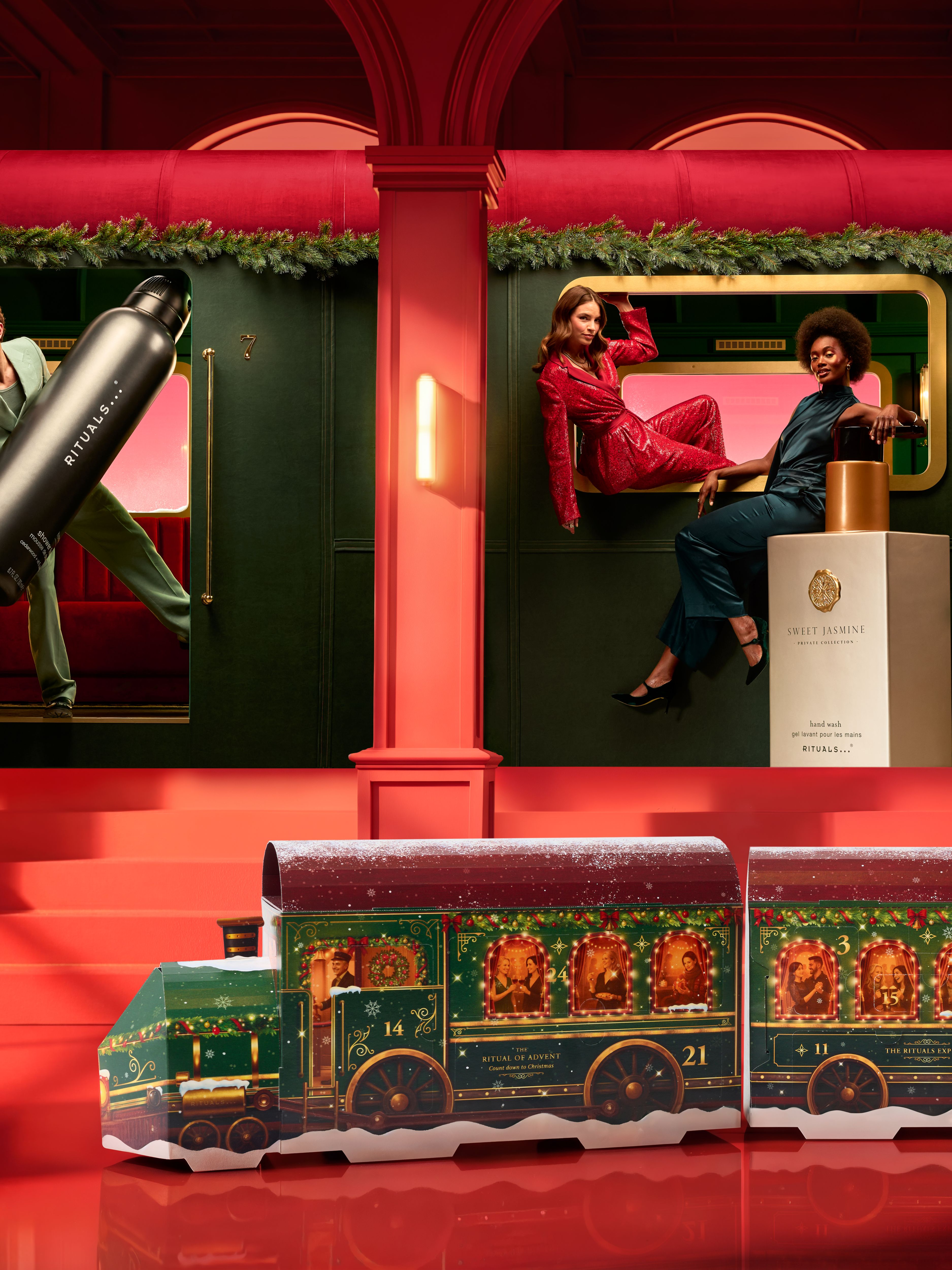 Premium Advent Calendar 2026 Lifestyle with Model and Packshot