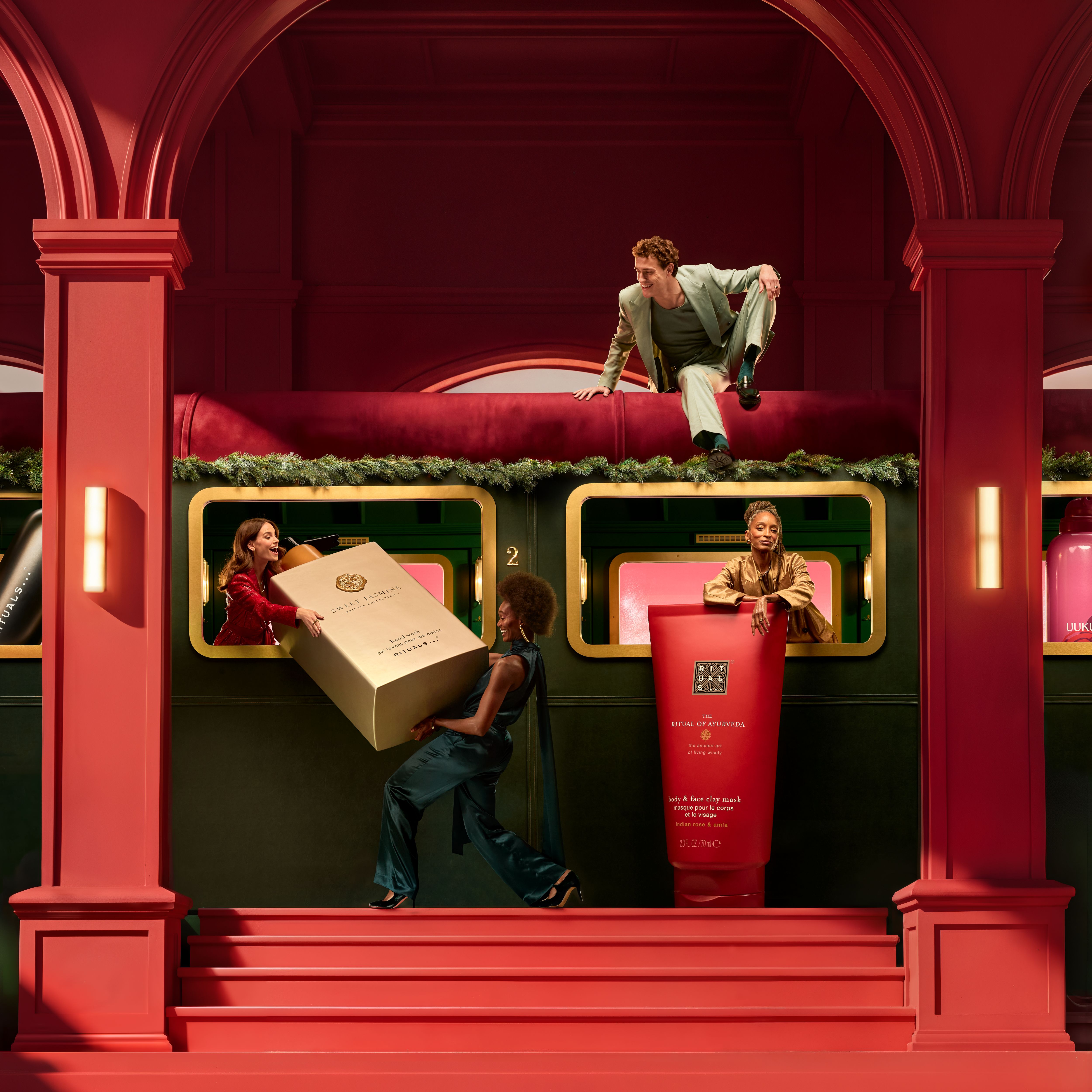 Premium Advent Calendar 2026 Lifestyle with Model and Packshot