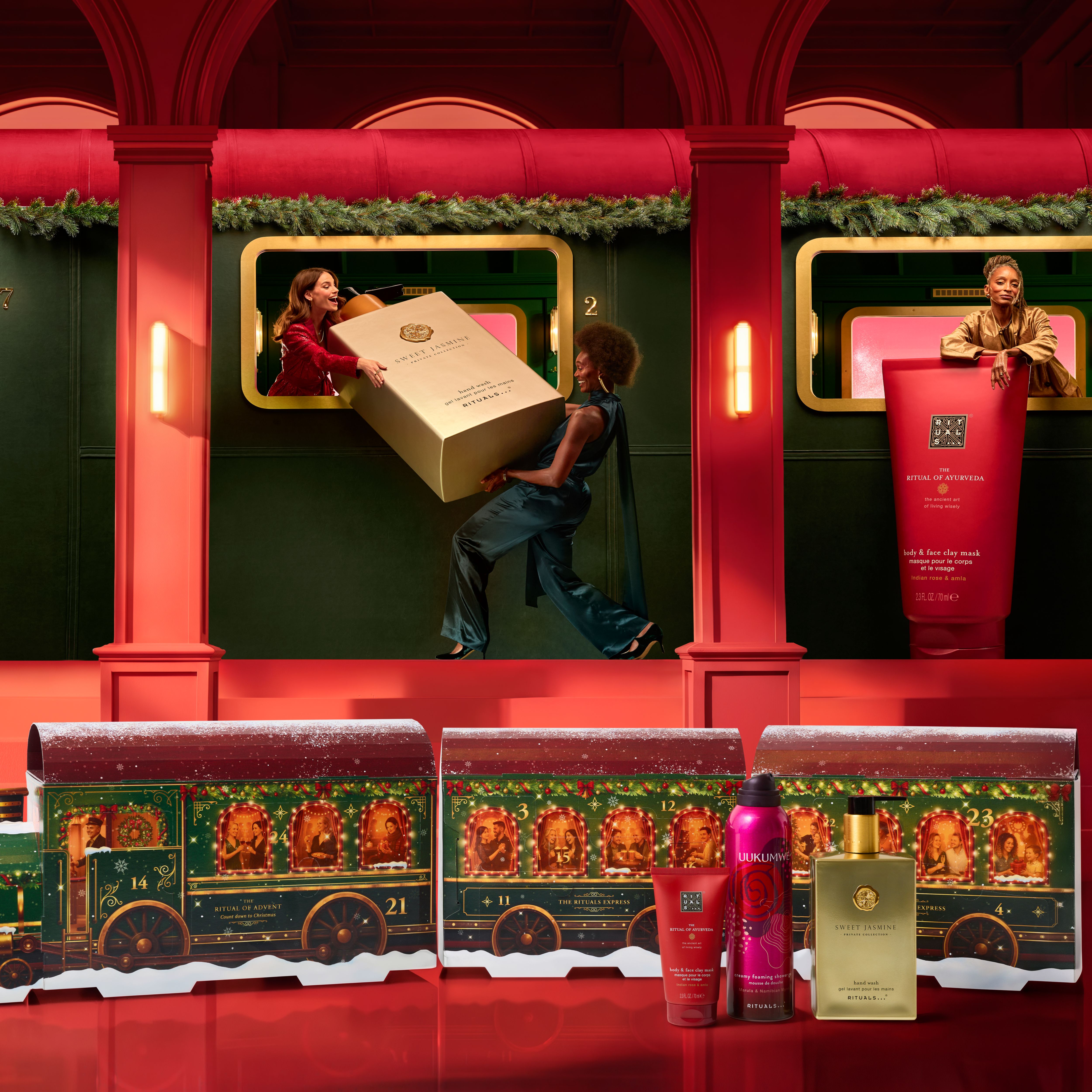 Premium Advent Calendar 2026 Lifestyle with Model and Packshot