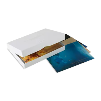 Luxuriöses Set mit 24 Karten und Umschlägen