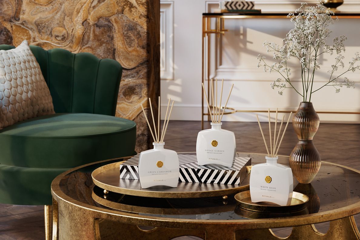 White Basil Mini Fragrance Sticks