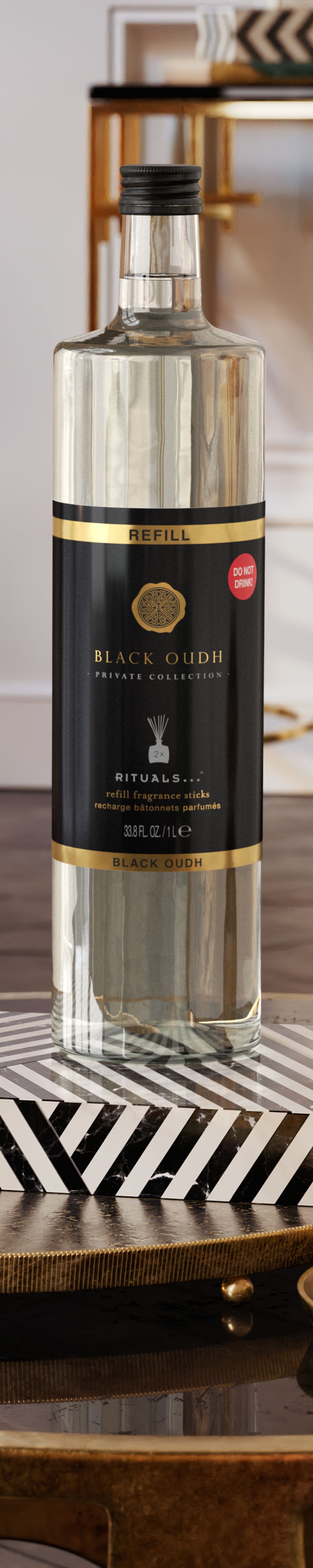 Recharge bâtonnets parfumés Wild Fig Rituals de la Private Collection, 1000 ml – vue 4