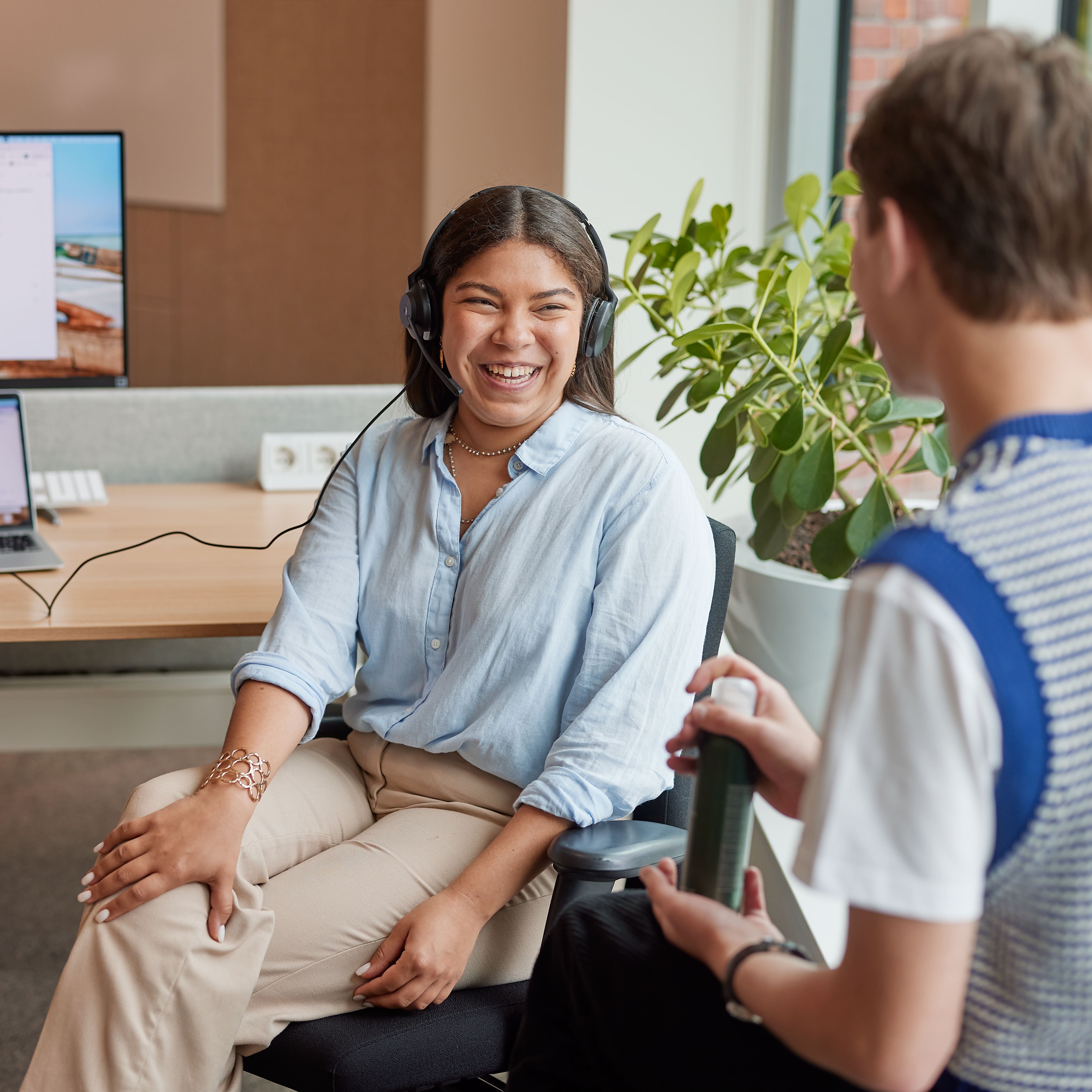 Customer Relations - Colleague with Headset
