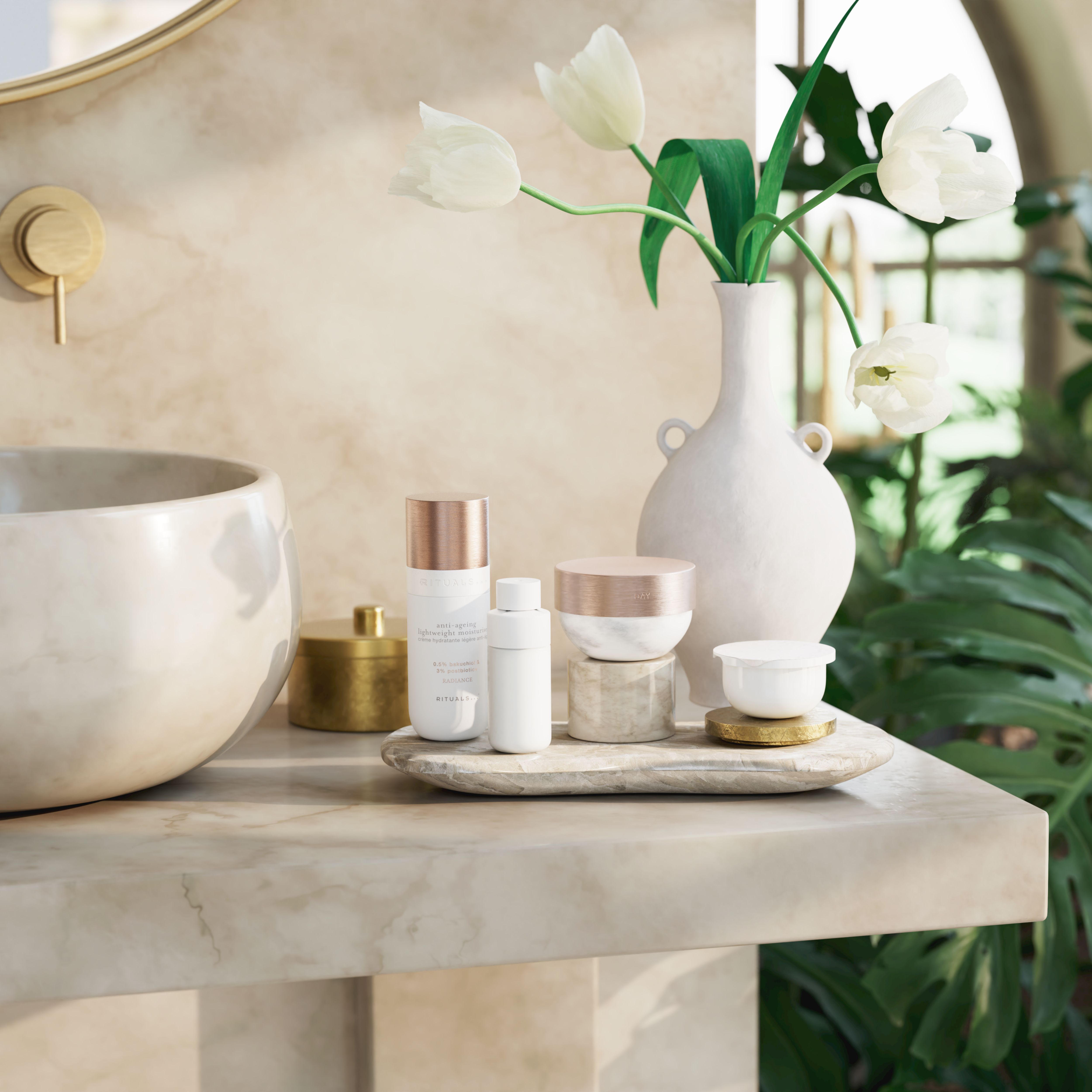 Skincare Lifestyle with Product Range